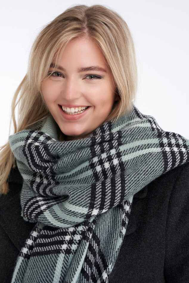 Sjaal met ruitjesprint image number 2