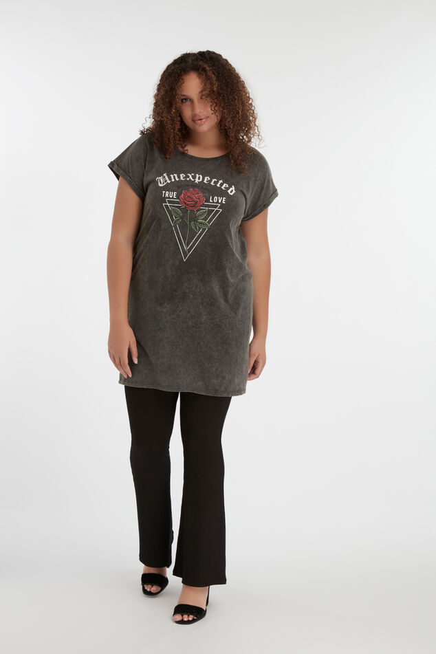 Lang T-shirt met opdruk image number 5