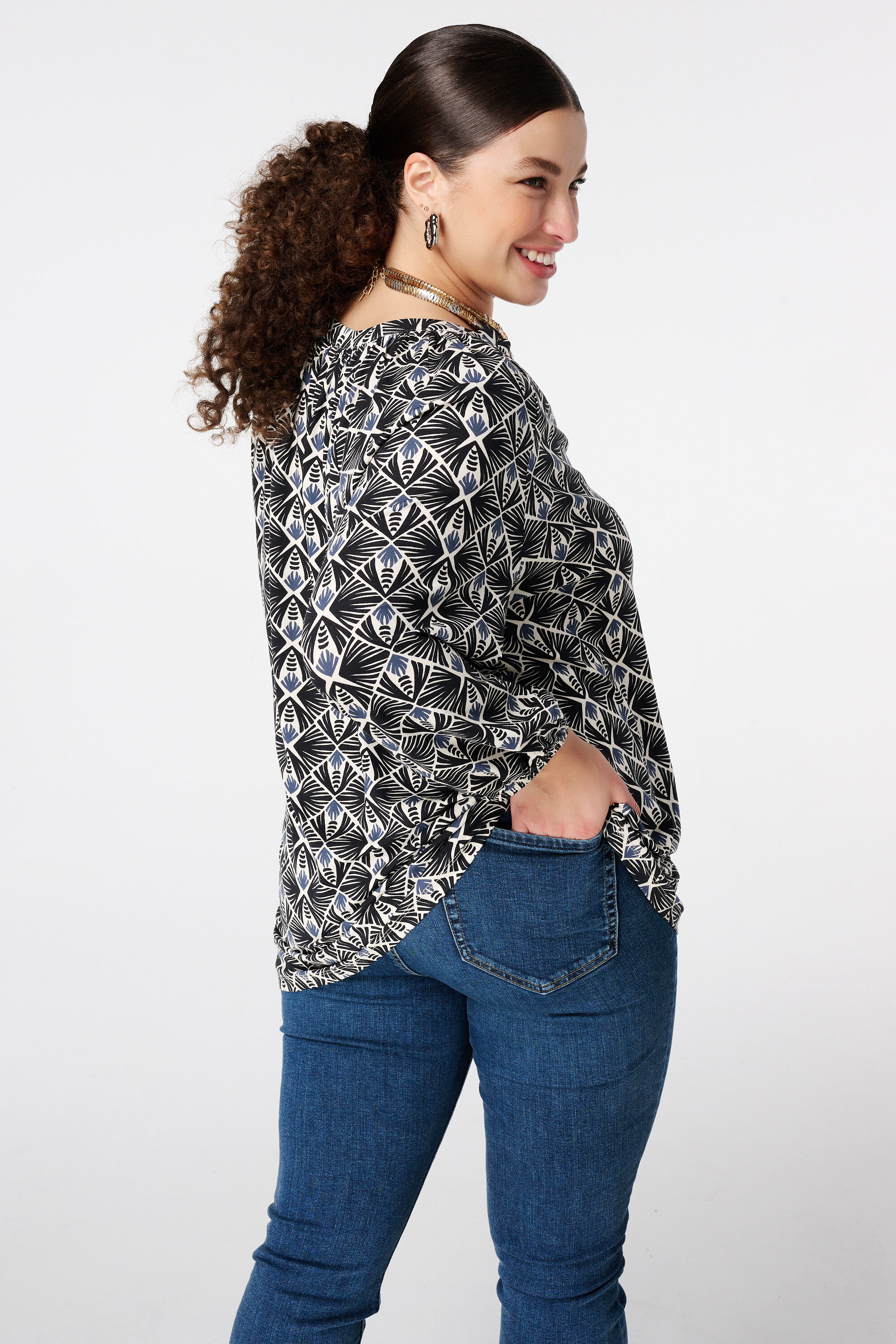 Top met print image number 3