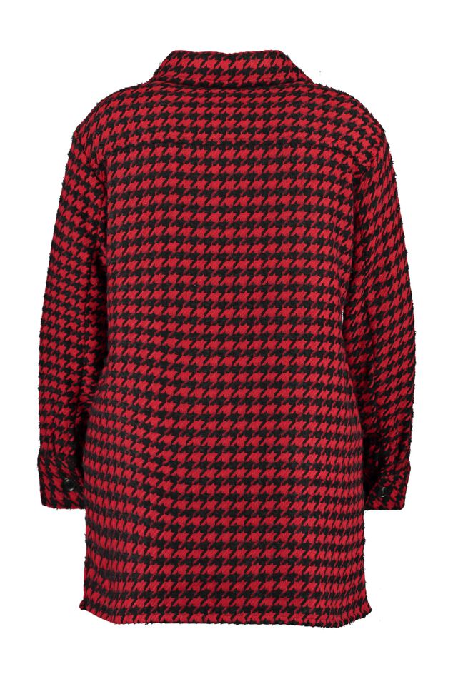 Shacket met pied-de-poule print image number 2
