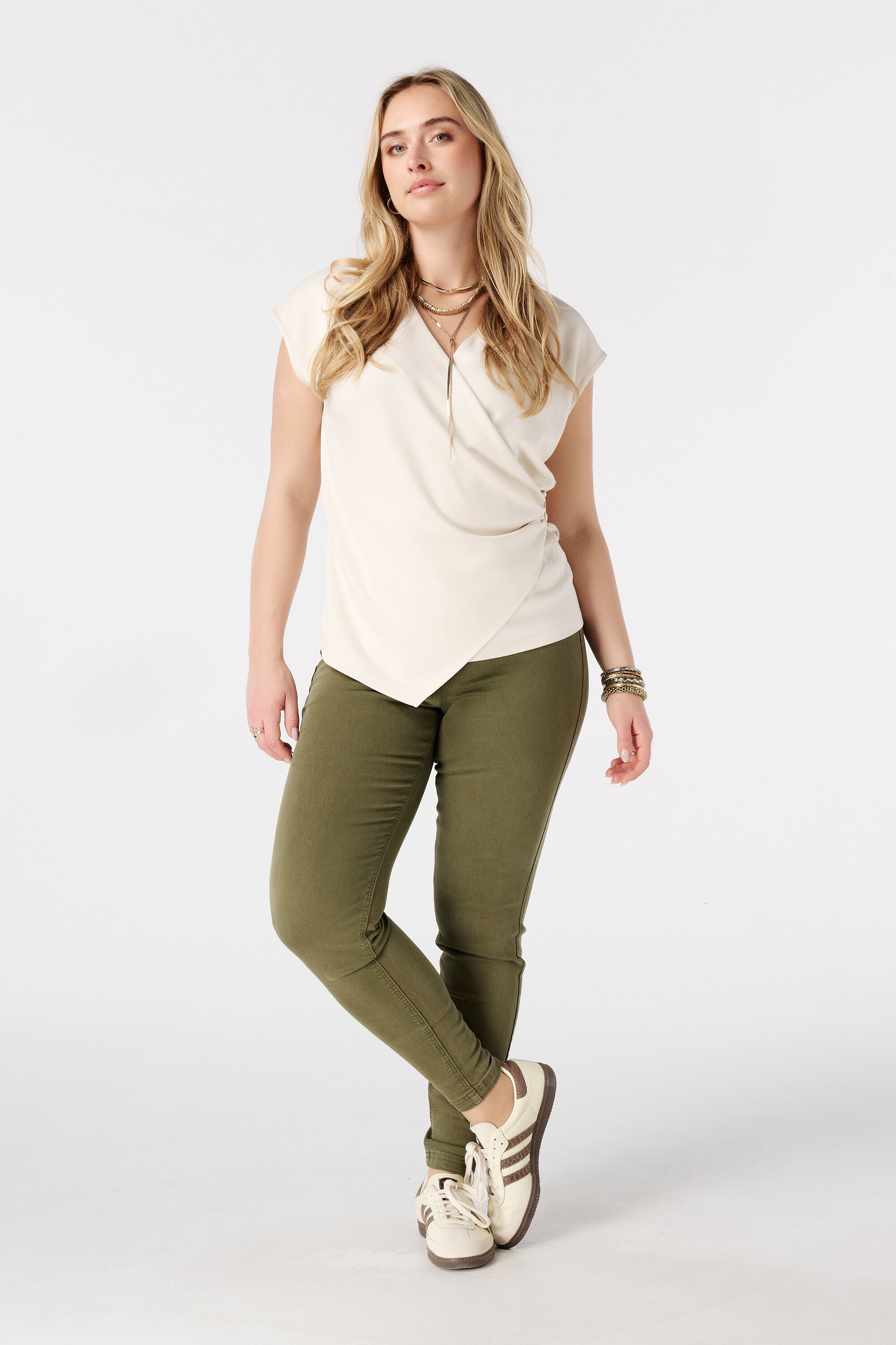 Tregging in jeans look