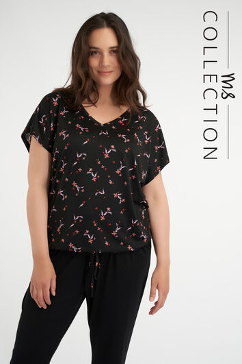 Top met print