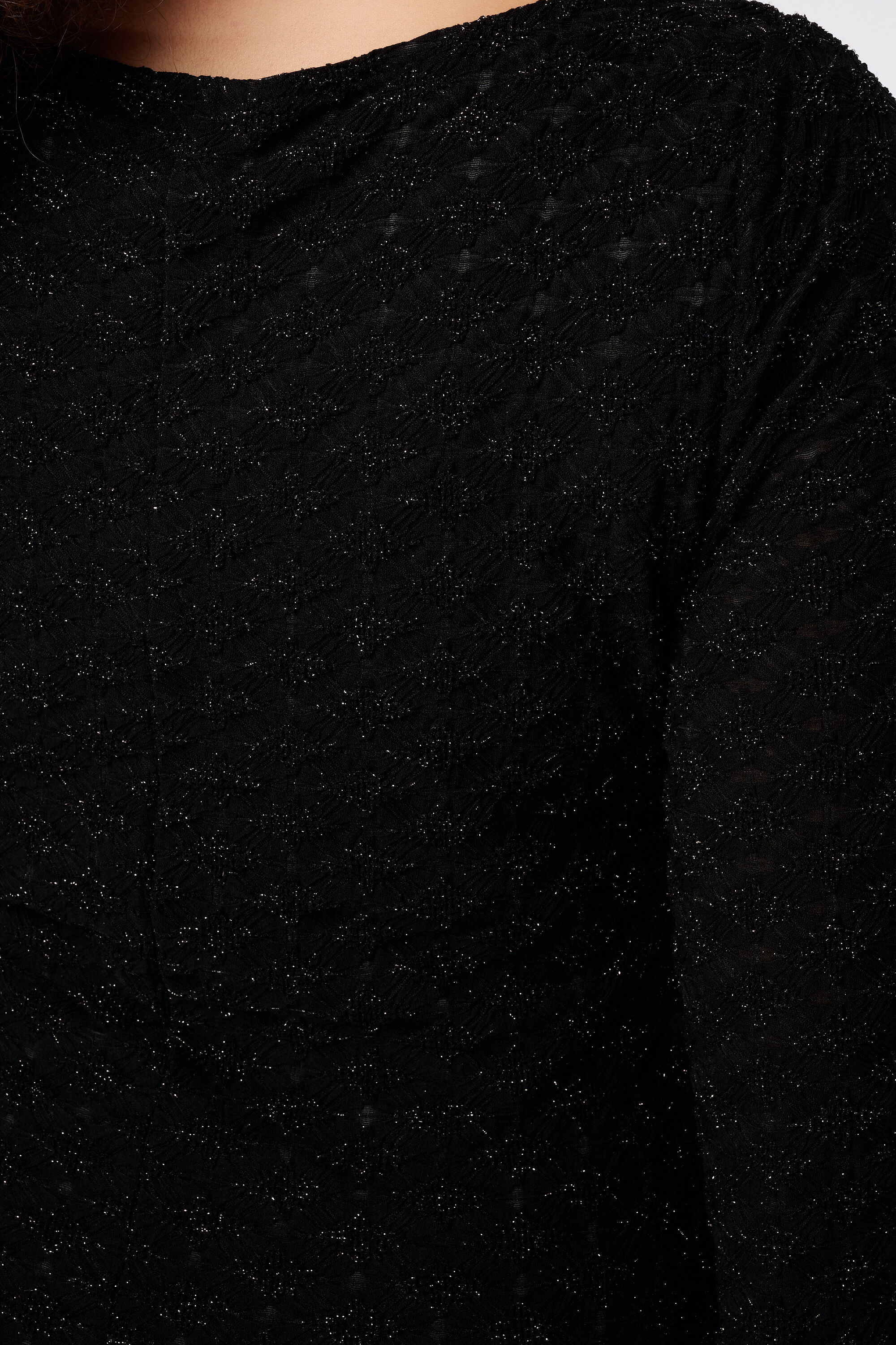 Korte mesh jurk met bloemen image number 6