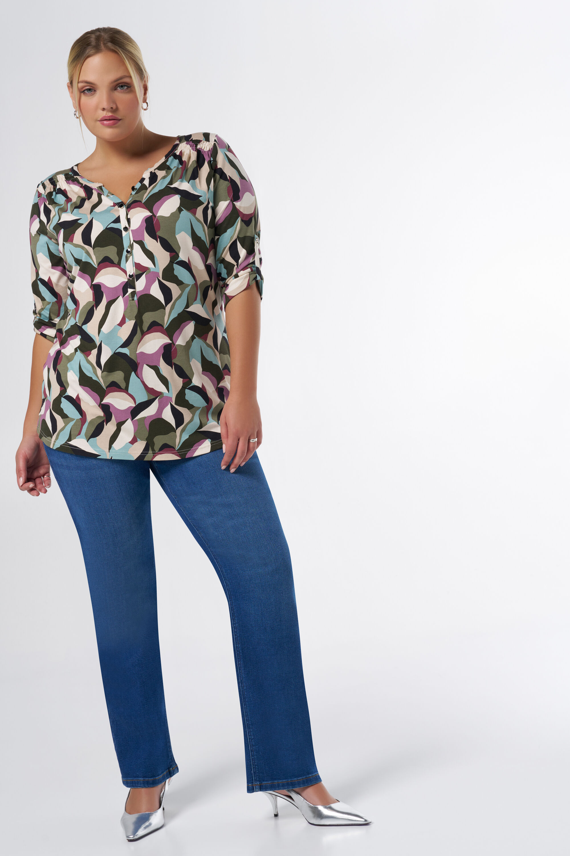 Top met print image number 6