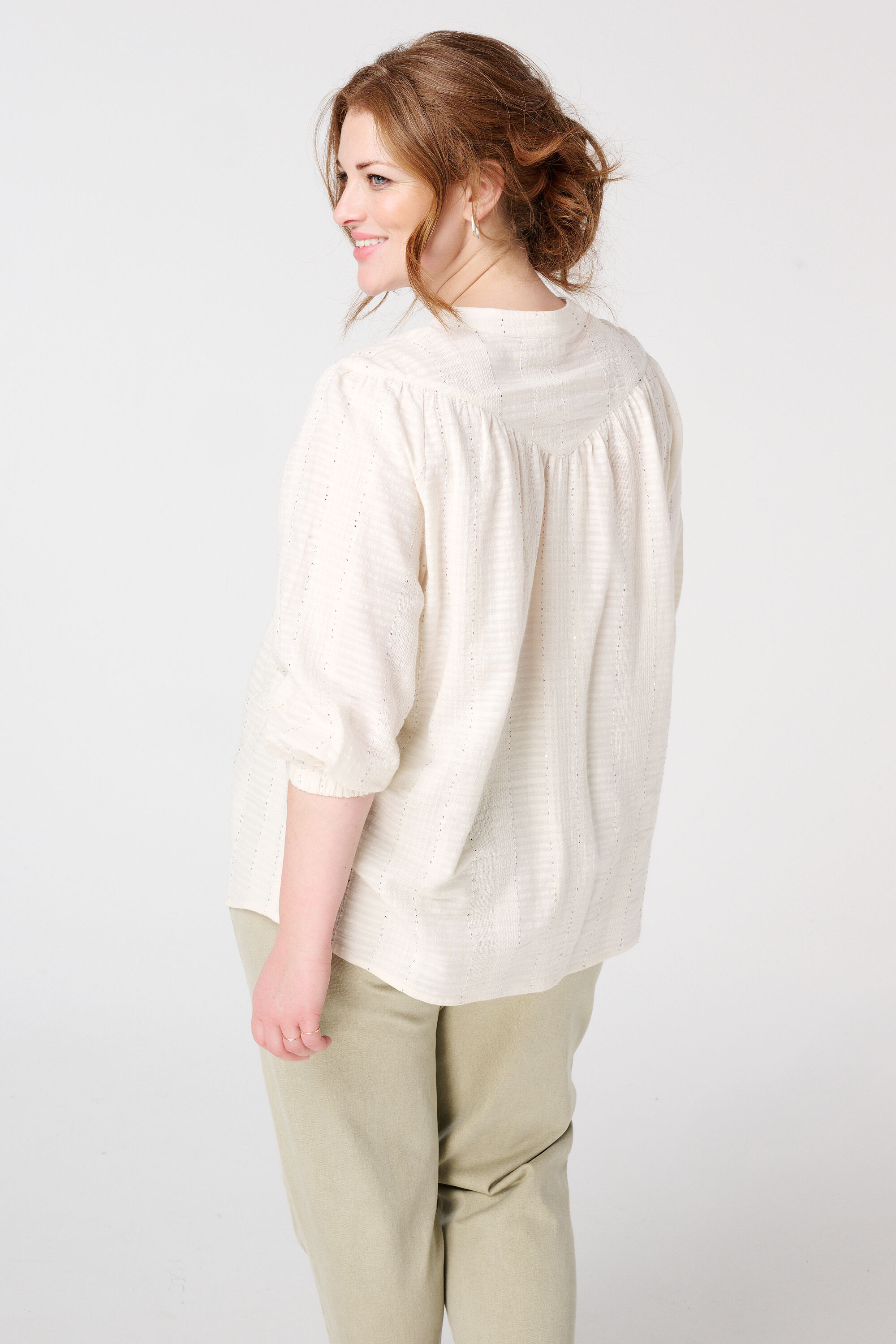Blouse met pailletten image number 3