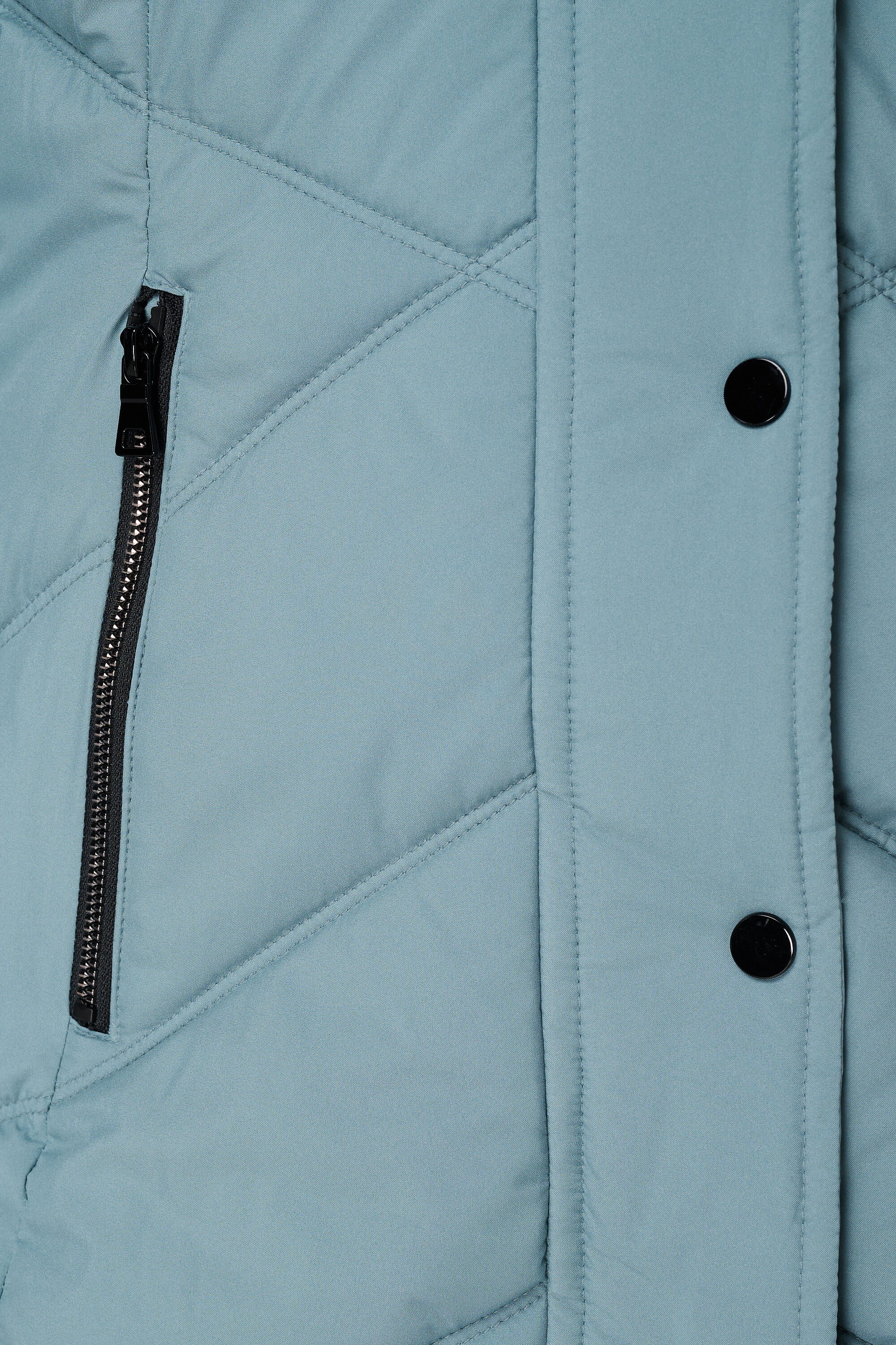 Gewatteerde jas met capuchon image number 6