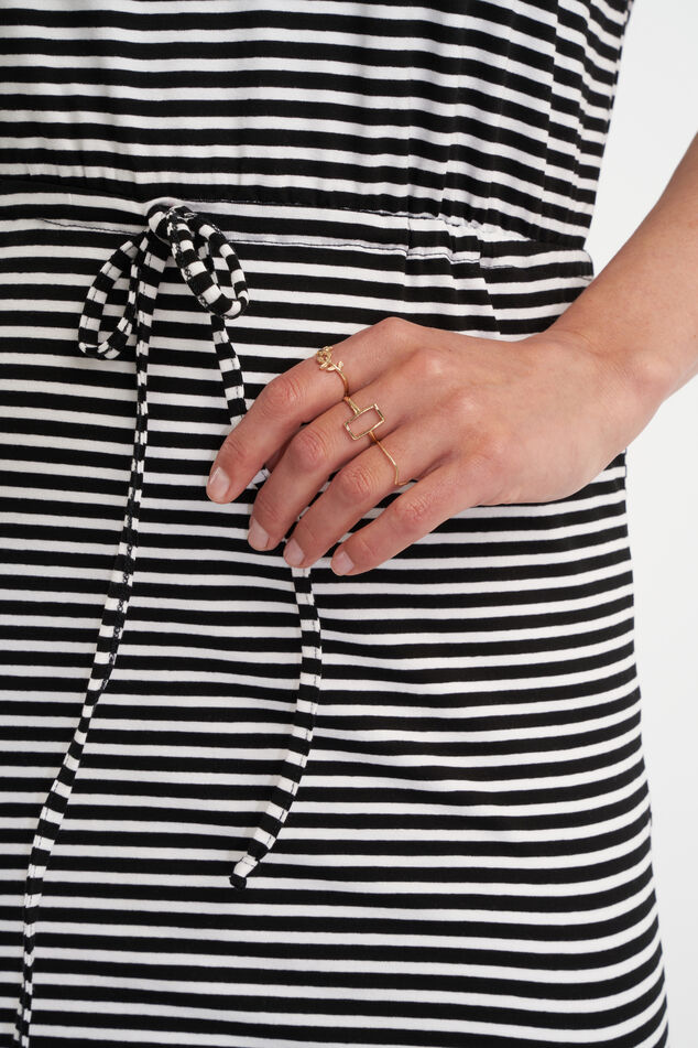 Lange tuniek met rijgdetail image number 6