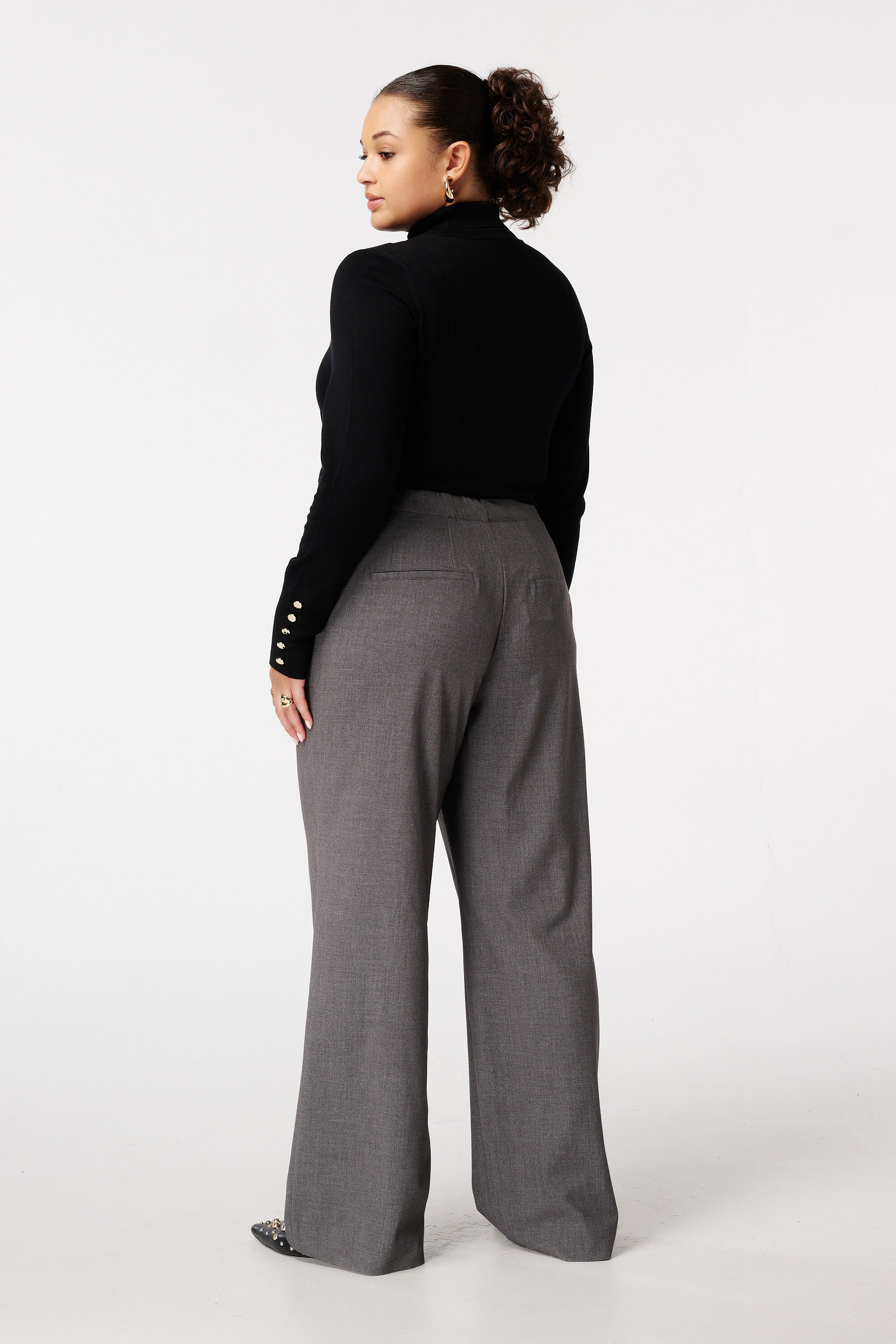 Wide-leg pantalon image number 3