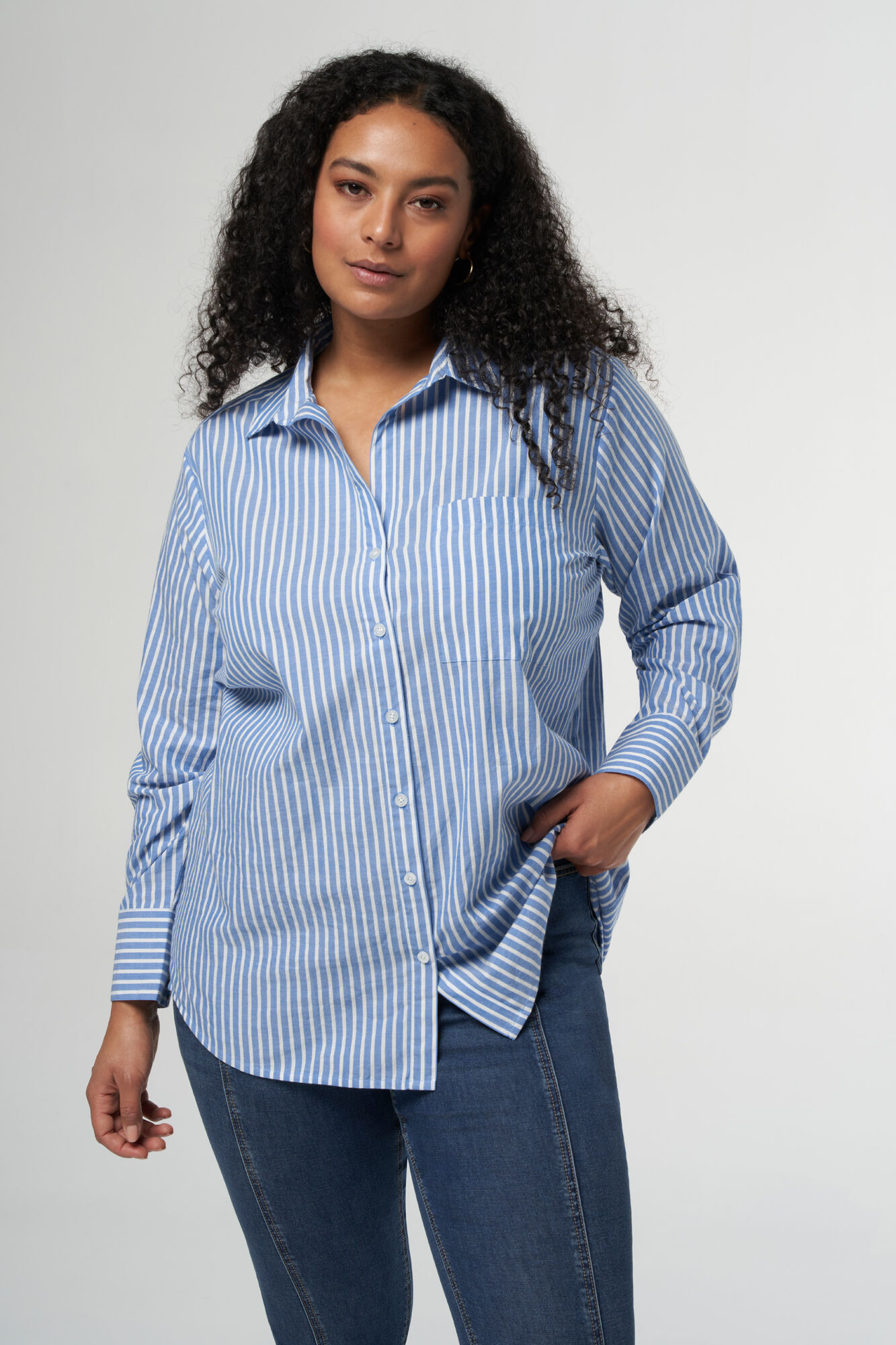 Overhemd met sales trui dames