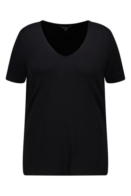 T-shirt met V-hals