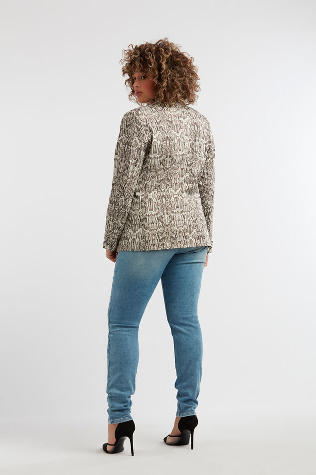 Blazer met snakeprint image number 3