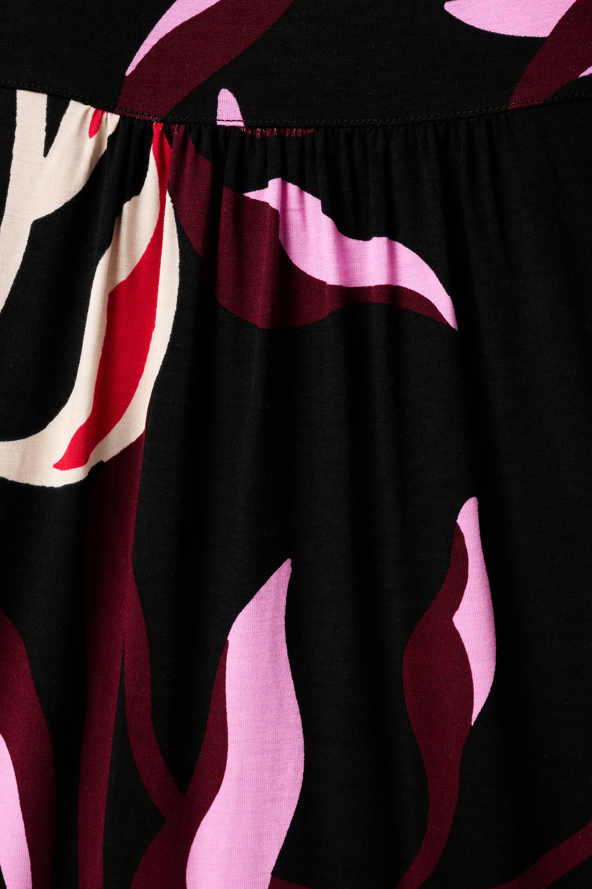 Jersey top met print image number 6