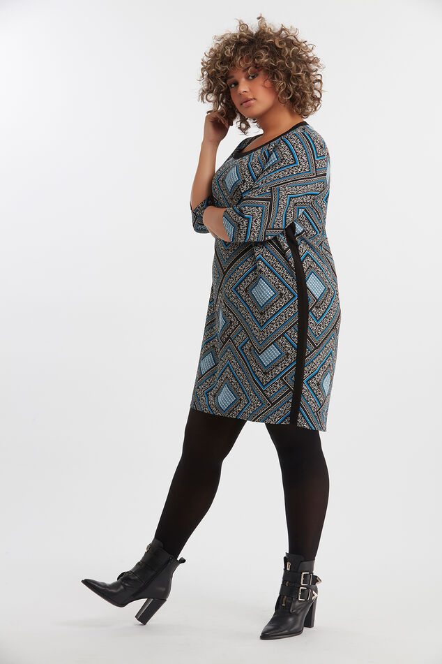 Jurk met all-over print image number 0