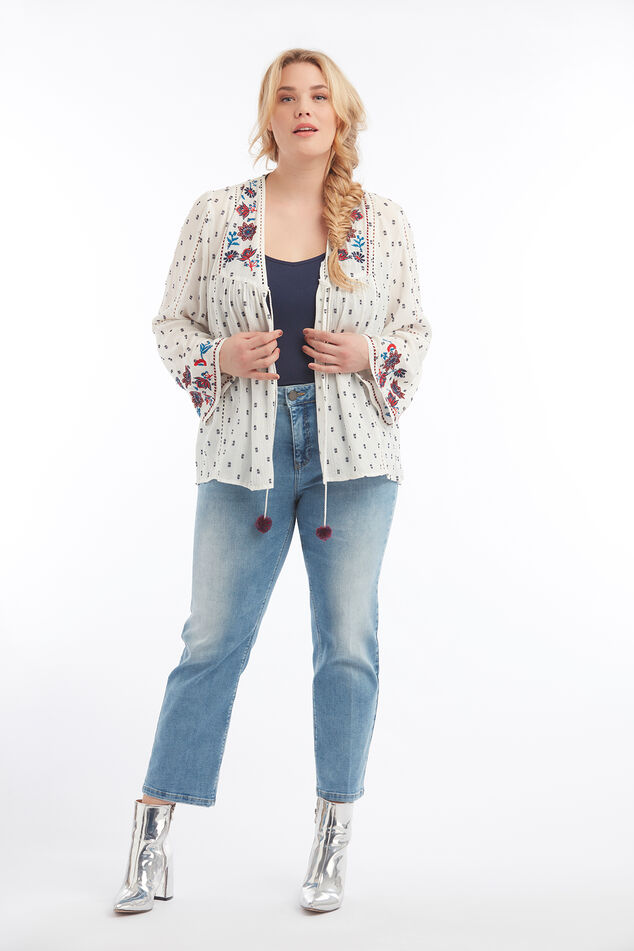 Blousejasje met embroidery image number 6