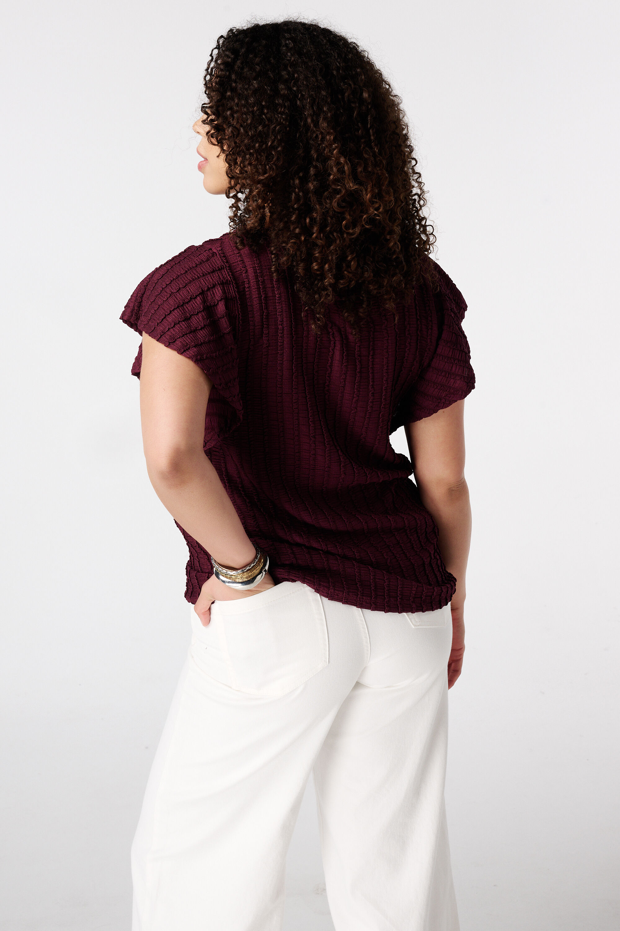 Top met vlindermouwen image number 3