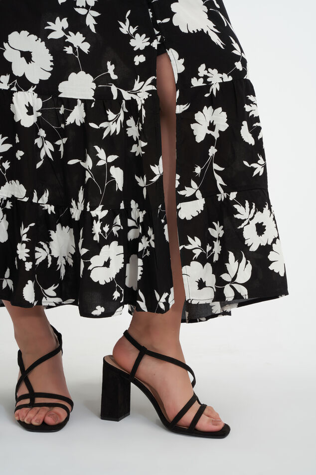 Lange jurk met print image number 6