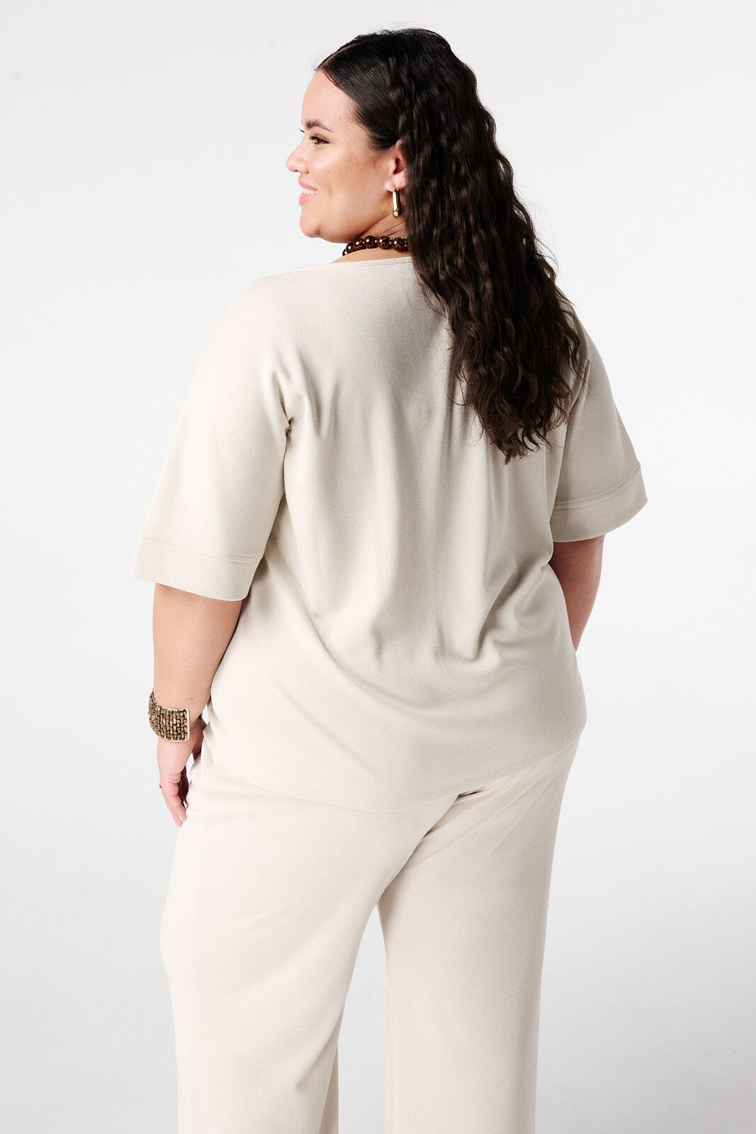 T-shirt met lurex image number 3