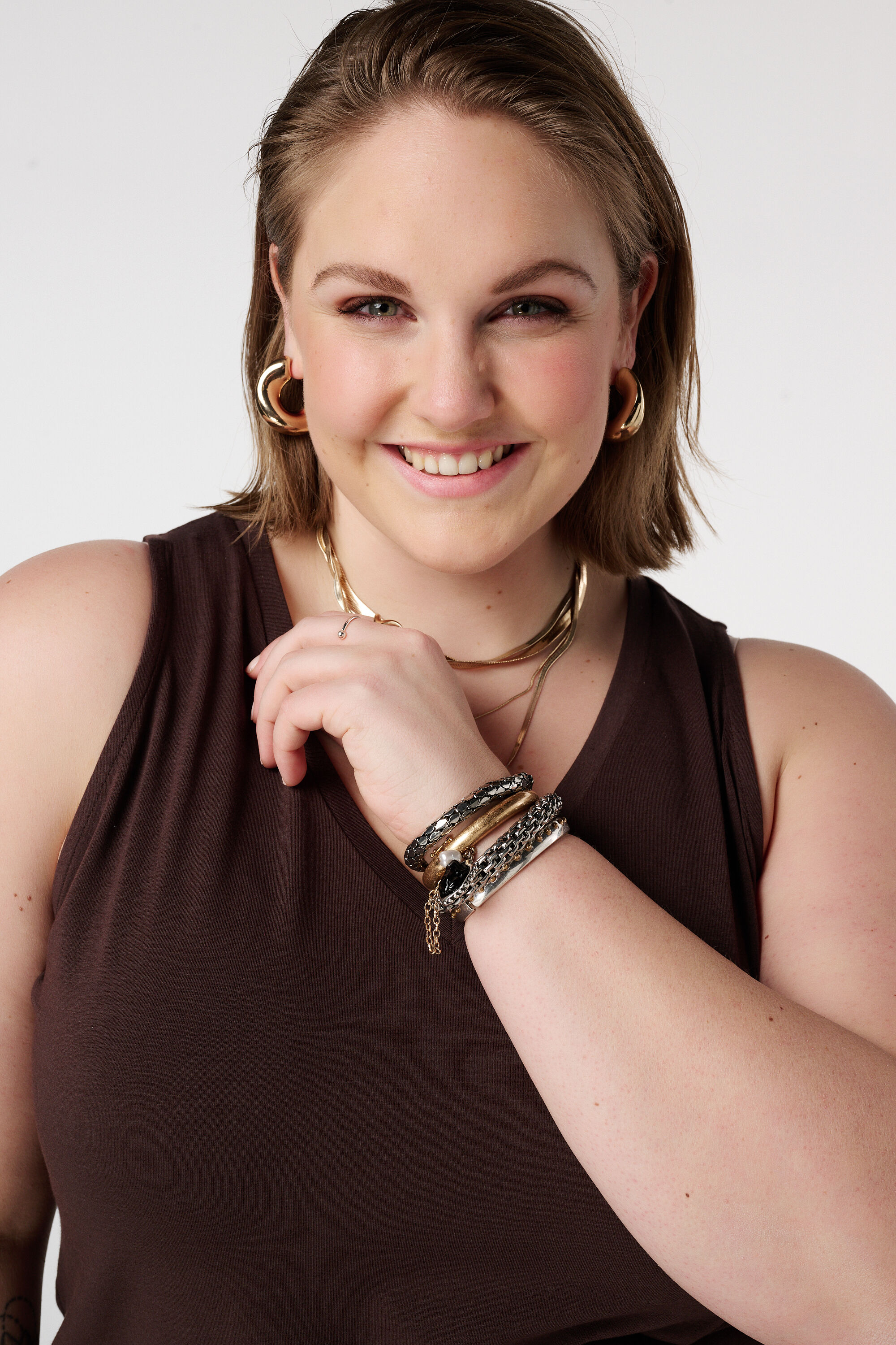 Singlet met v-hals image number 4