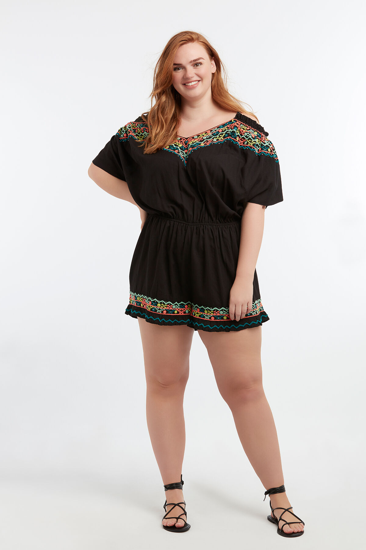 Playsuit met open schouders image number 3