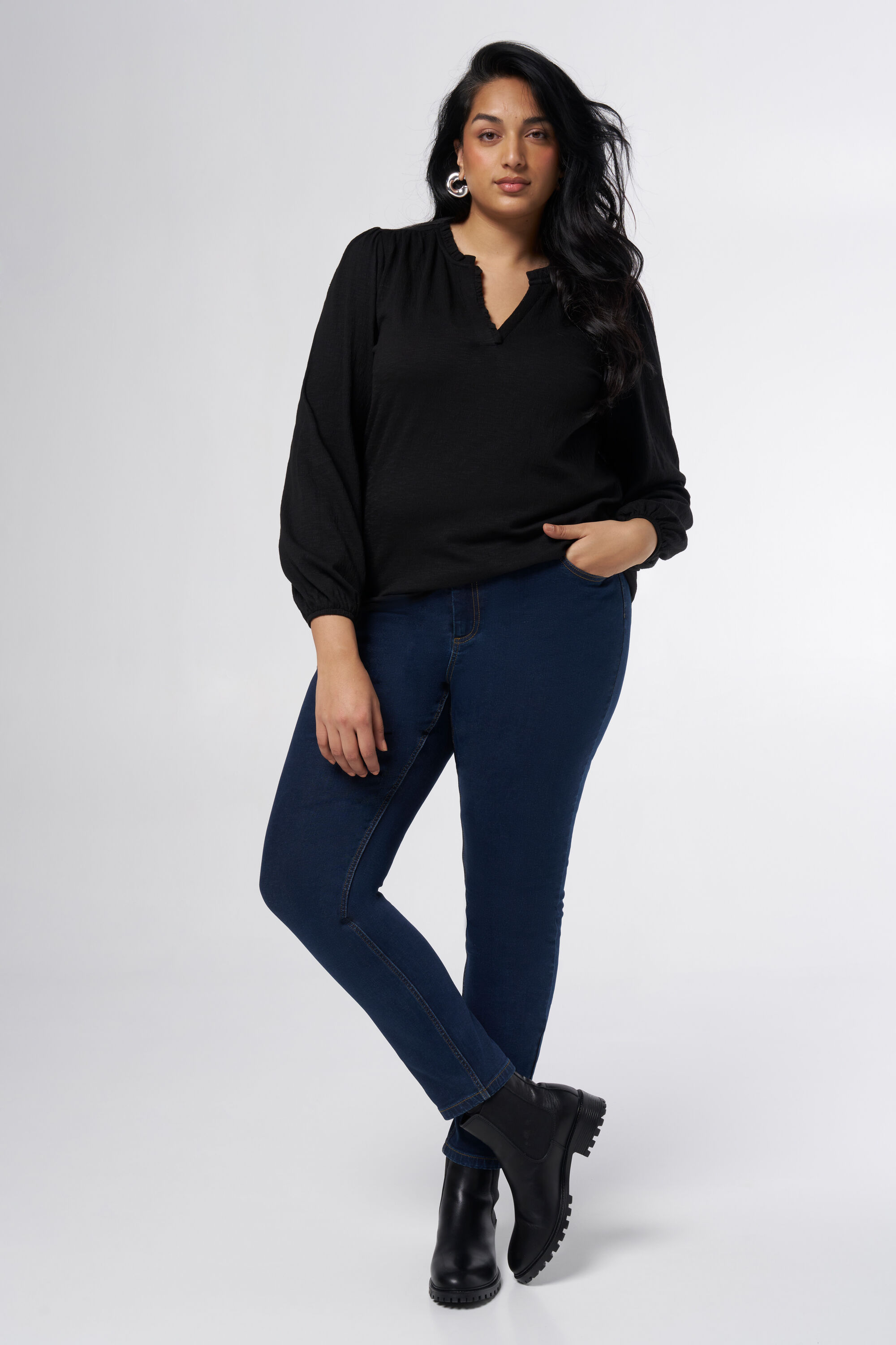 Top met V-hals image number 5