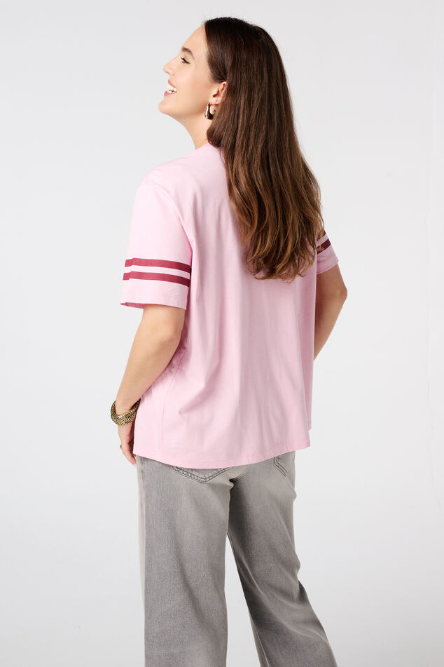 T-shirt met pailletten  image number 3