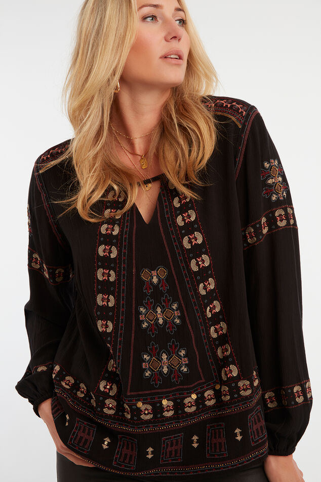 Blouse met embroidery image number 6