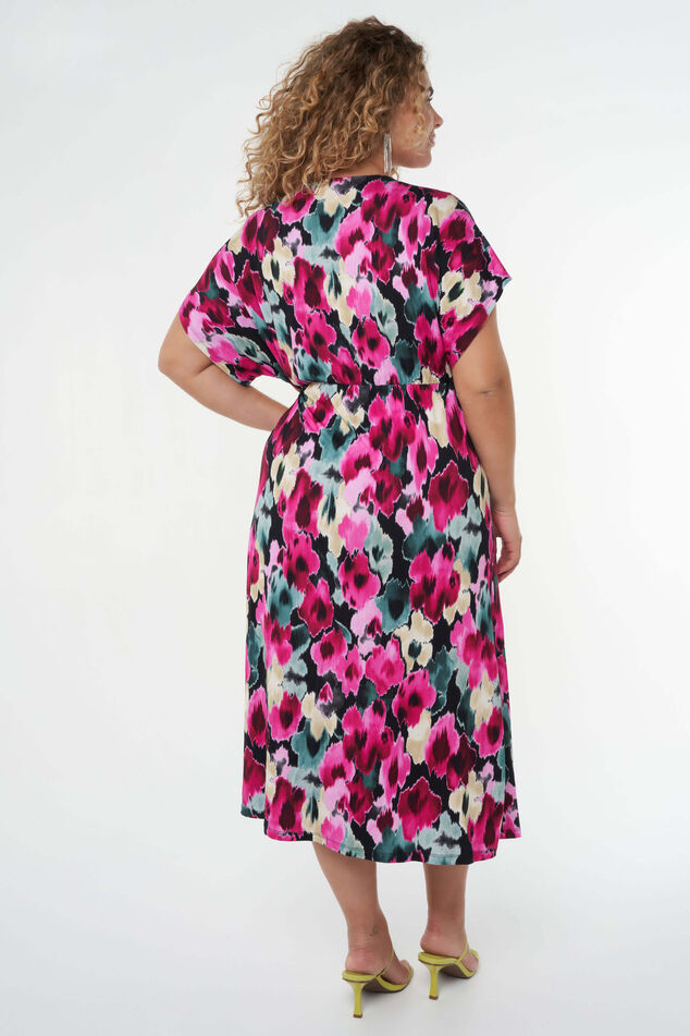Maxi jurk met bloemenprint image number 4