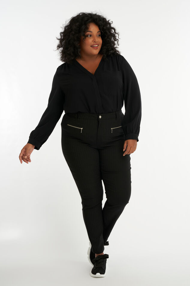 Broek met ritsdetails image number 0