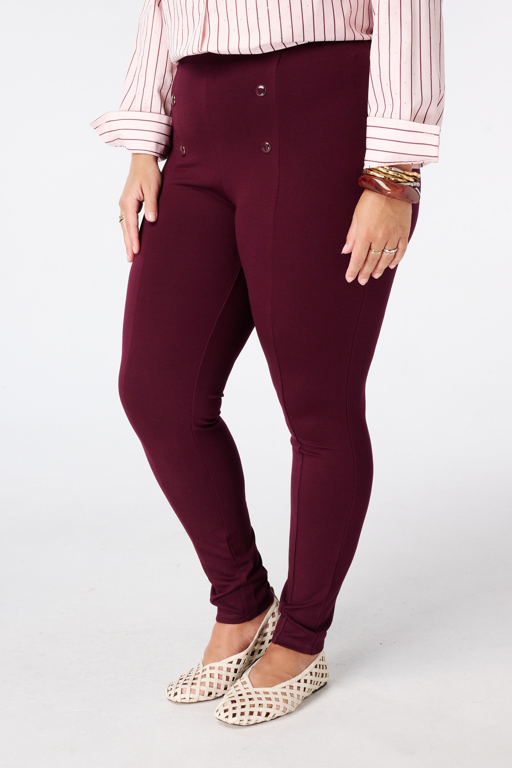 Legging met sierknopen image number 5