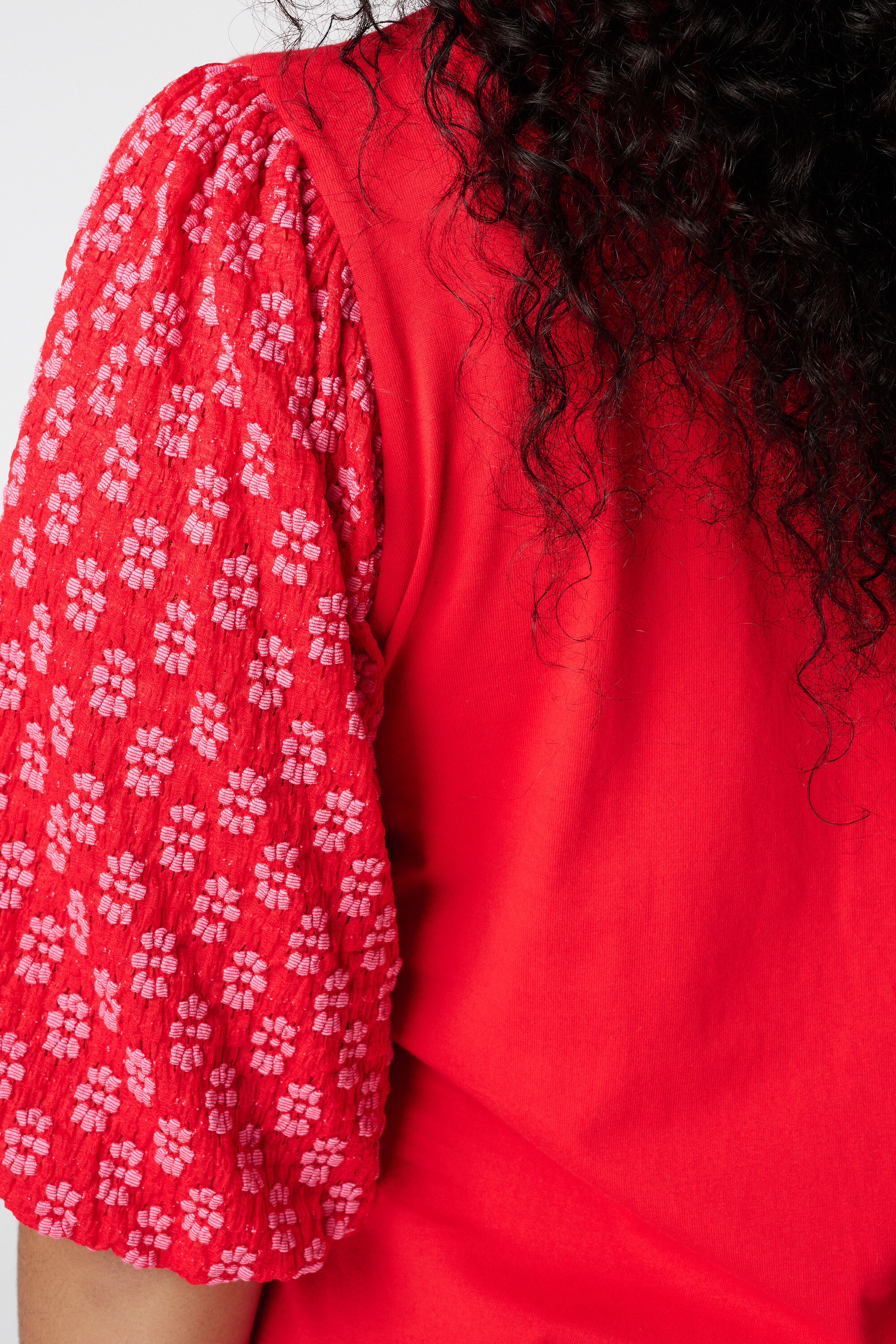 Top met pofmouwen image number 6