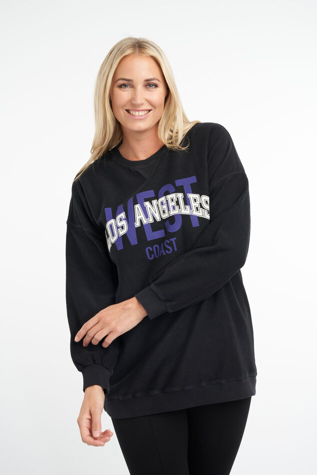 Sweater met opdruk image number 0