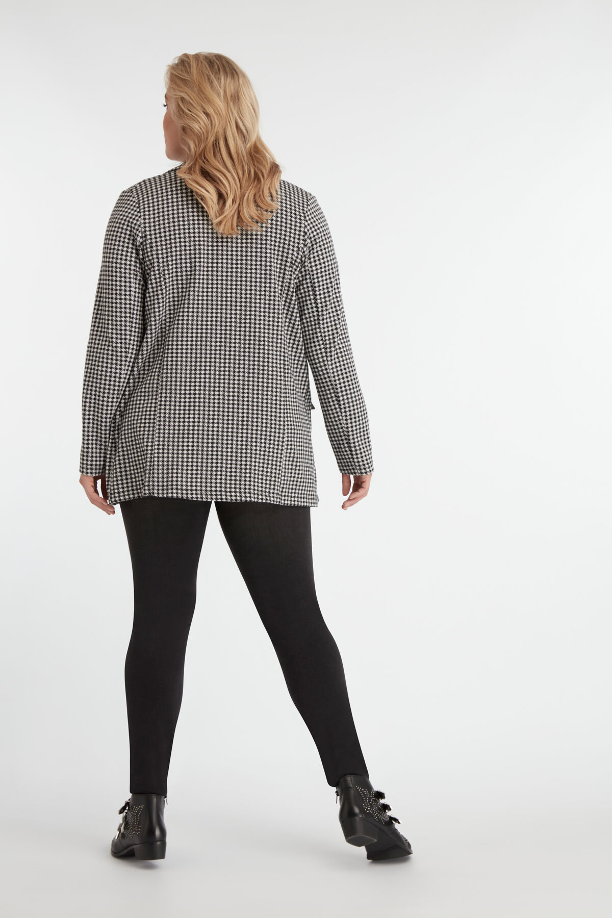 Pied de poule blazer image number 4