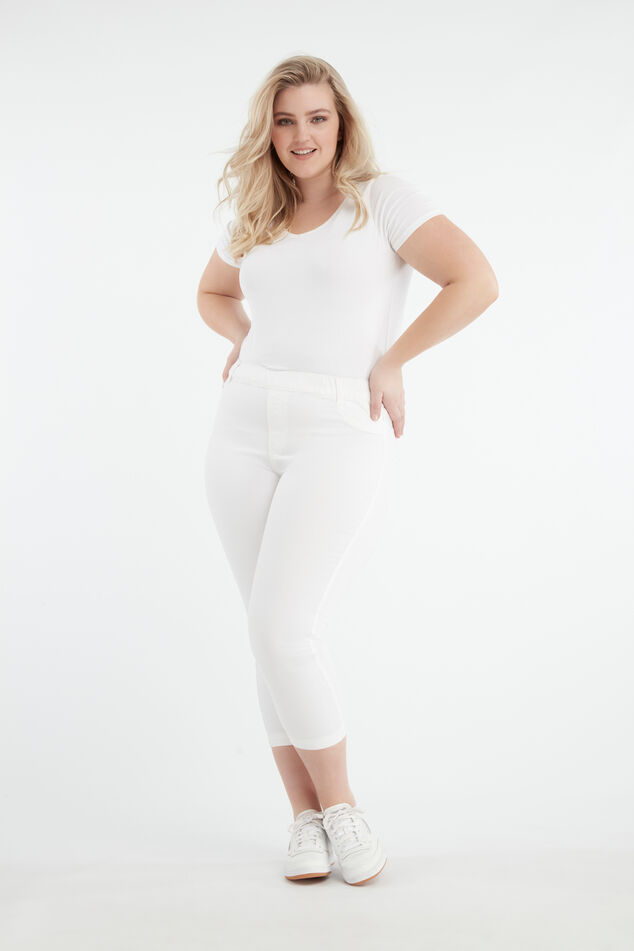 Slim fit 7/8 tregging POPPY image number 6