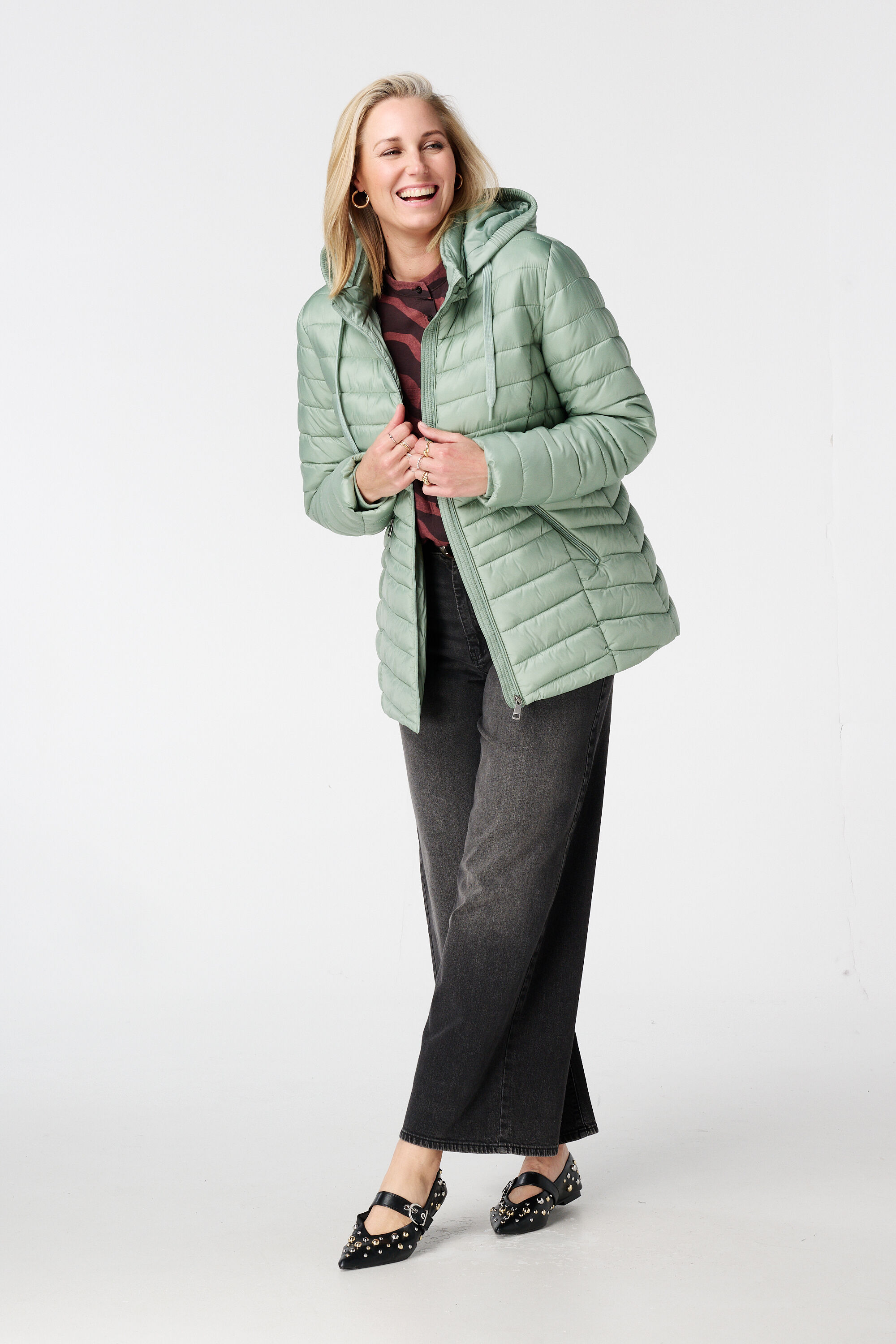 Licht gewatteerde jas image number 5