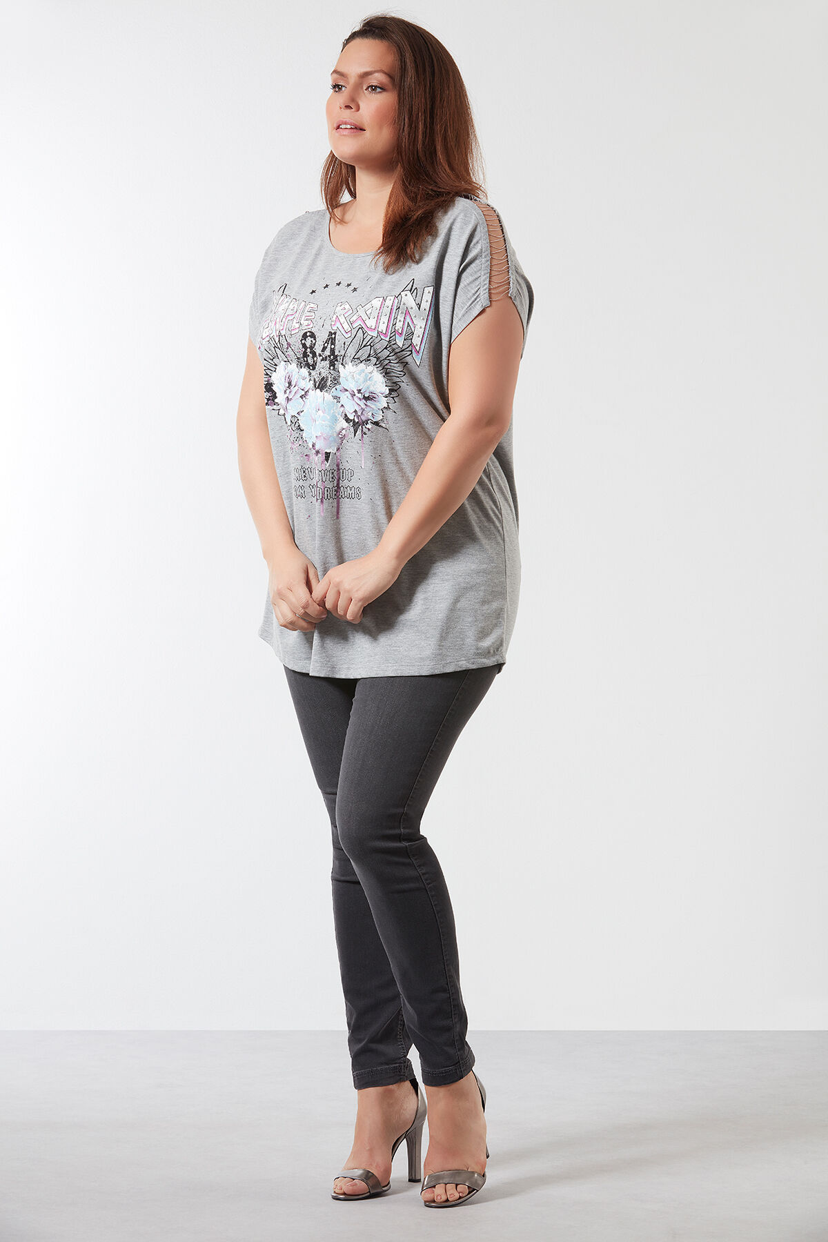 Slim fit tregging POPPY image number 4