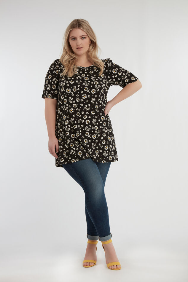 Lang T-shirt met print image number 5