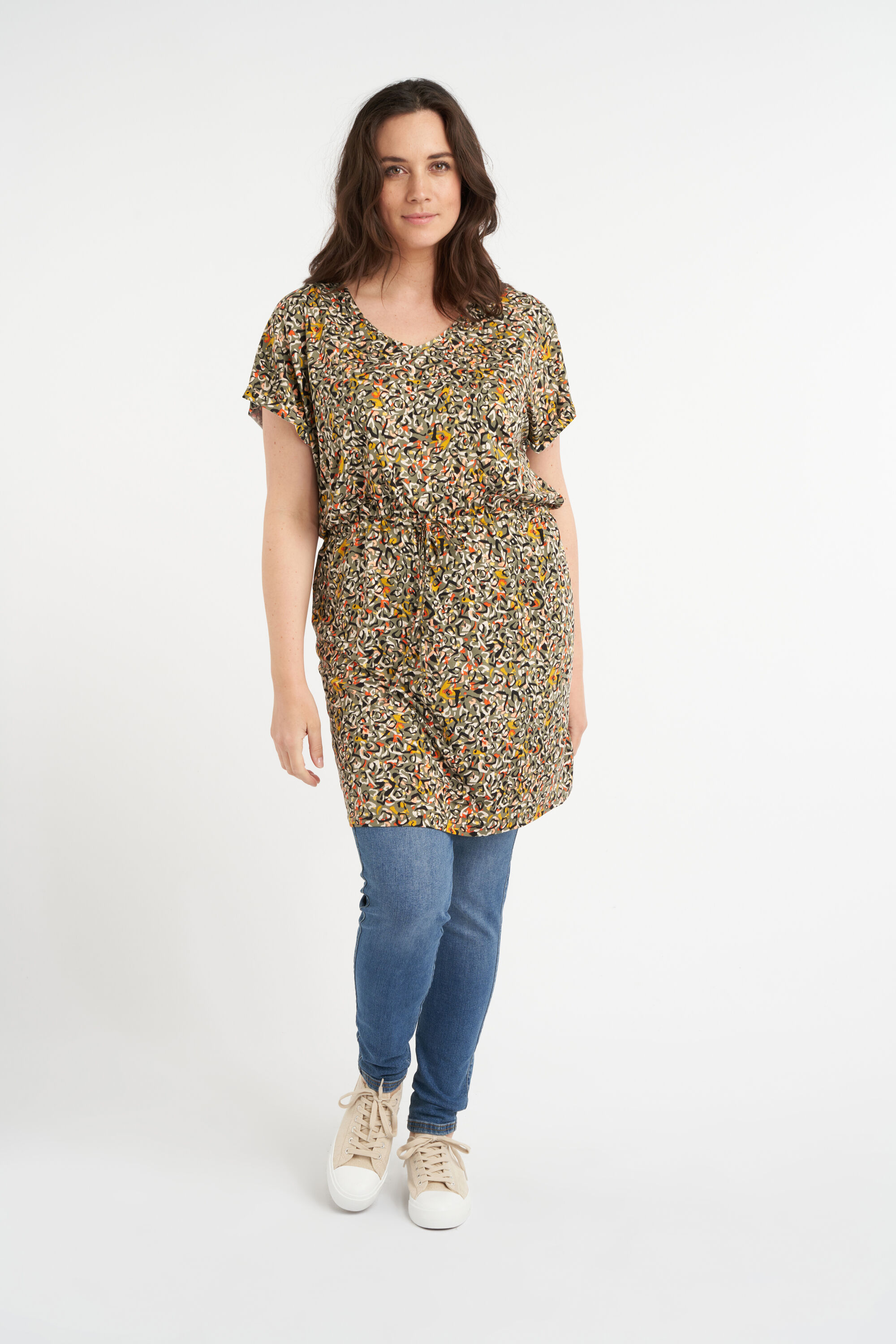 Lange tuniek met rijgdetail image number 5