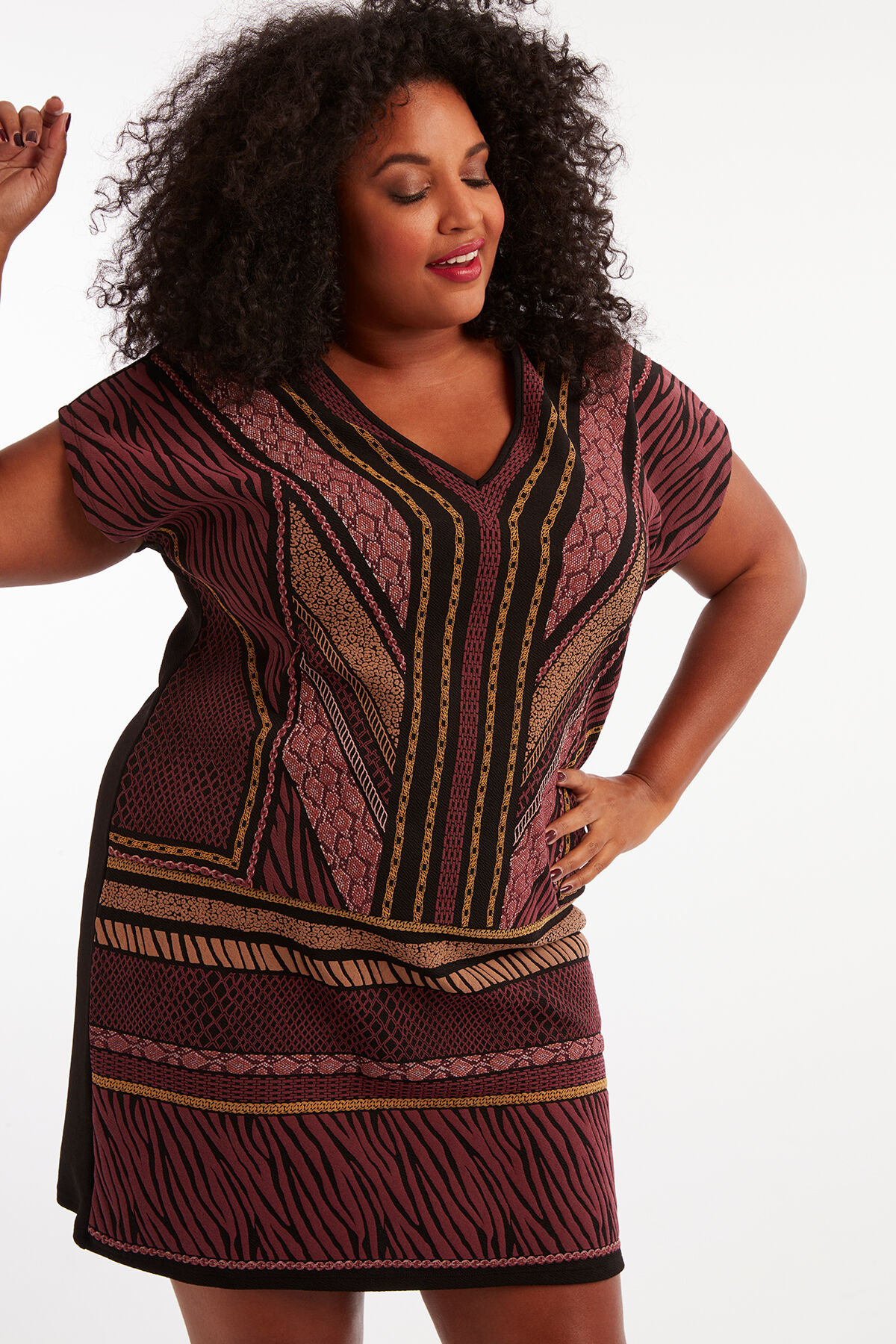 Jurk met waxprint image number 4