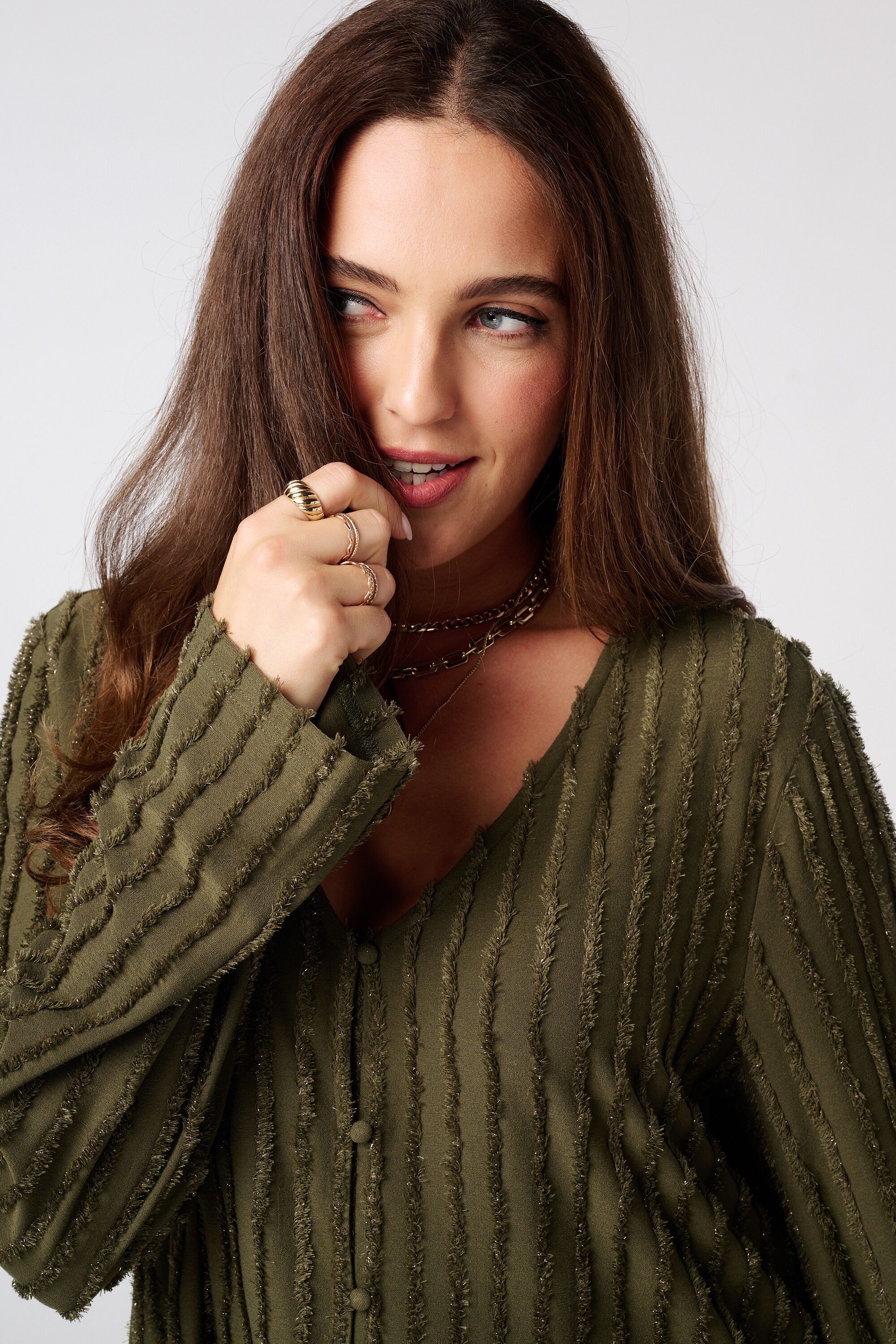 Top met franje structuur image number 4