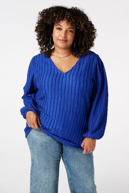 Top met geplooide details Top met geplooide details