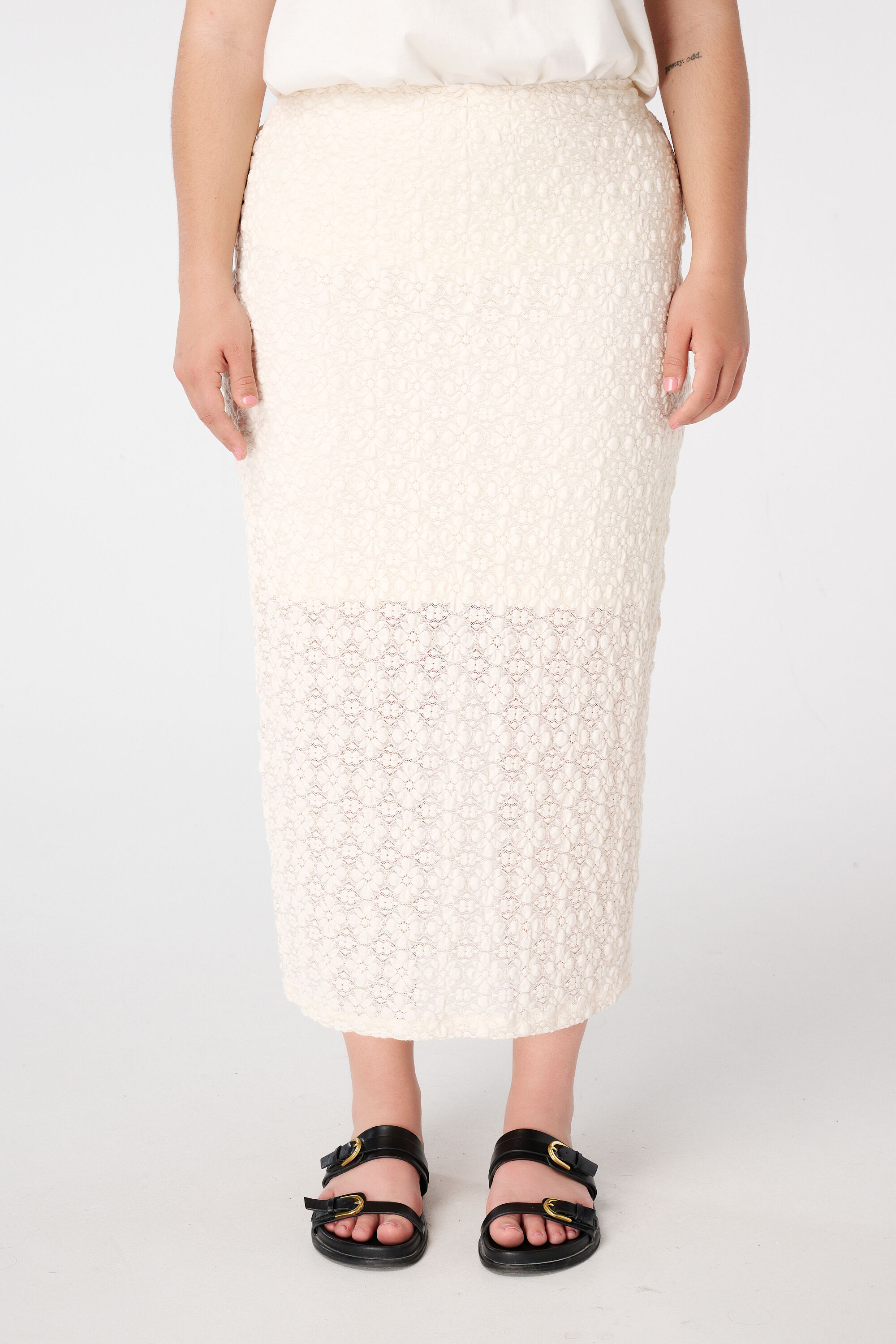 Rok met gesmokte structuur image number 5