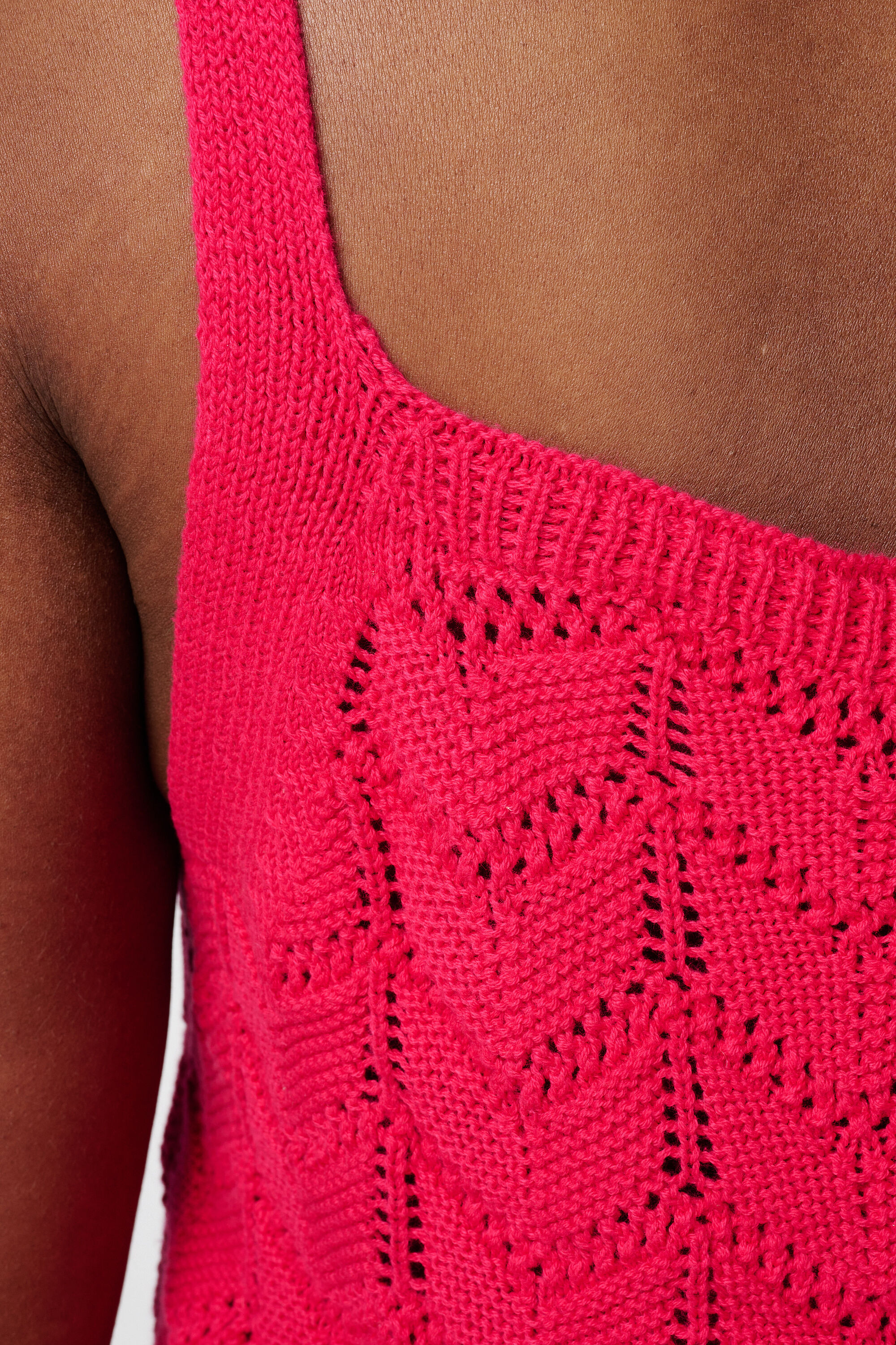 Gehaakte top met v-hals image number 6