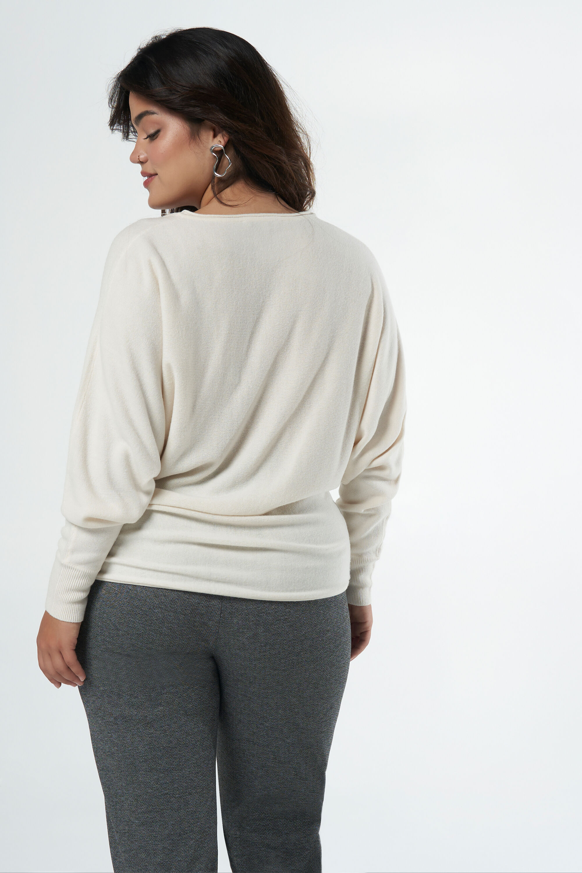 Trui met vleermuismouwen image number 3