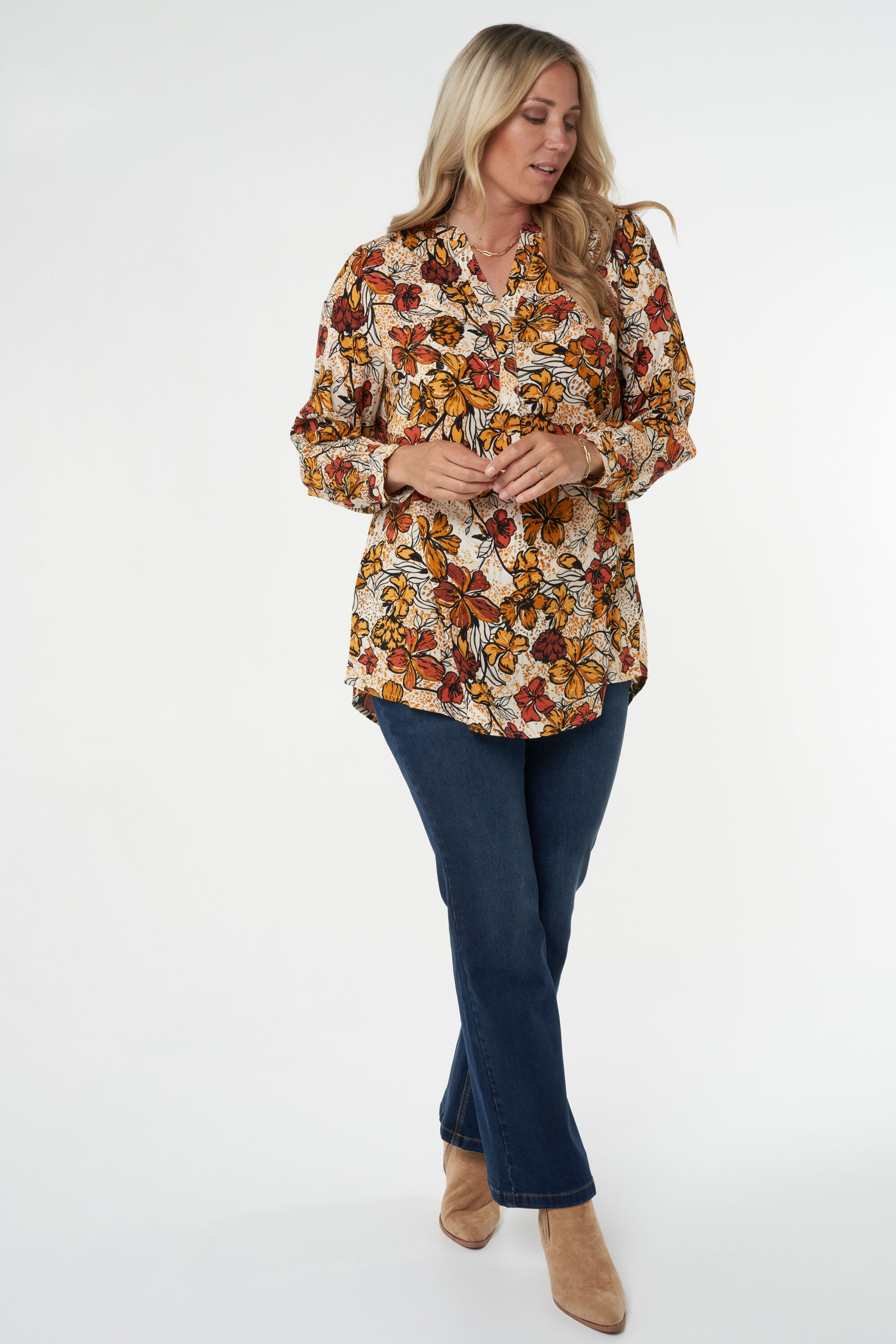 Blouse met print image number 0