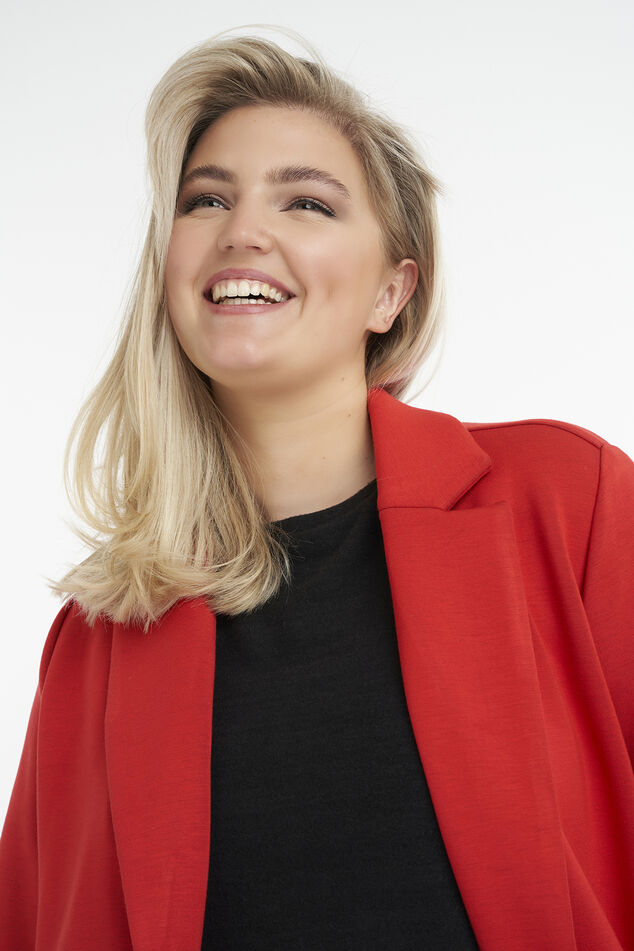 Lange jersey jas image number 5