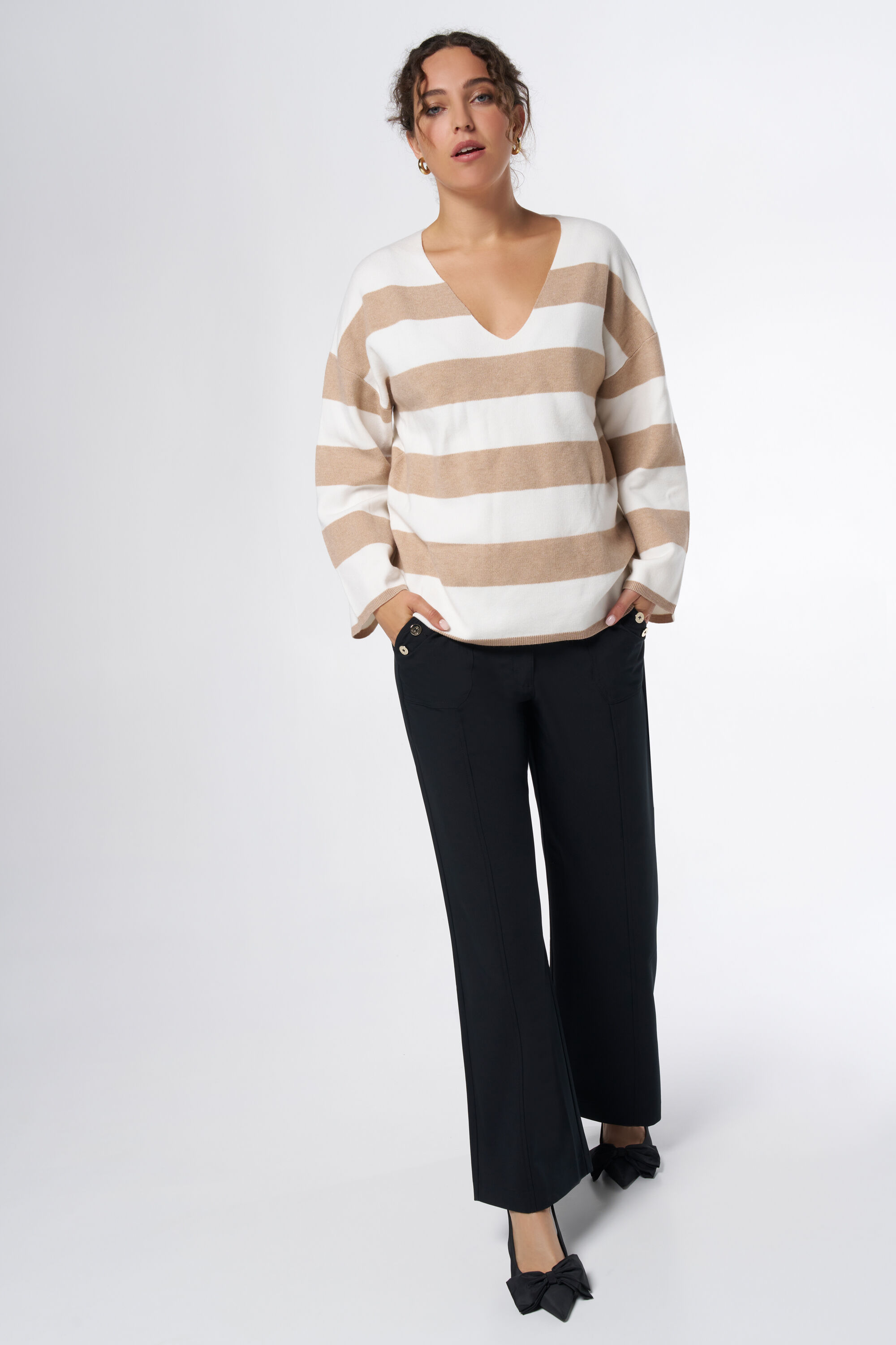 Trui met v-hals image number 5