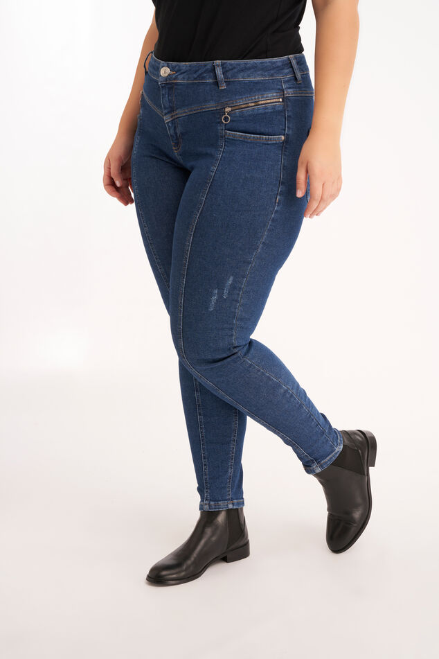 Jeans met siernaad image number 4