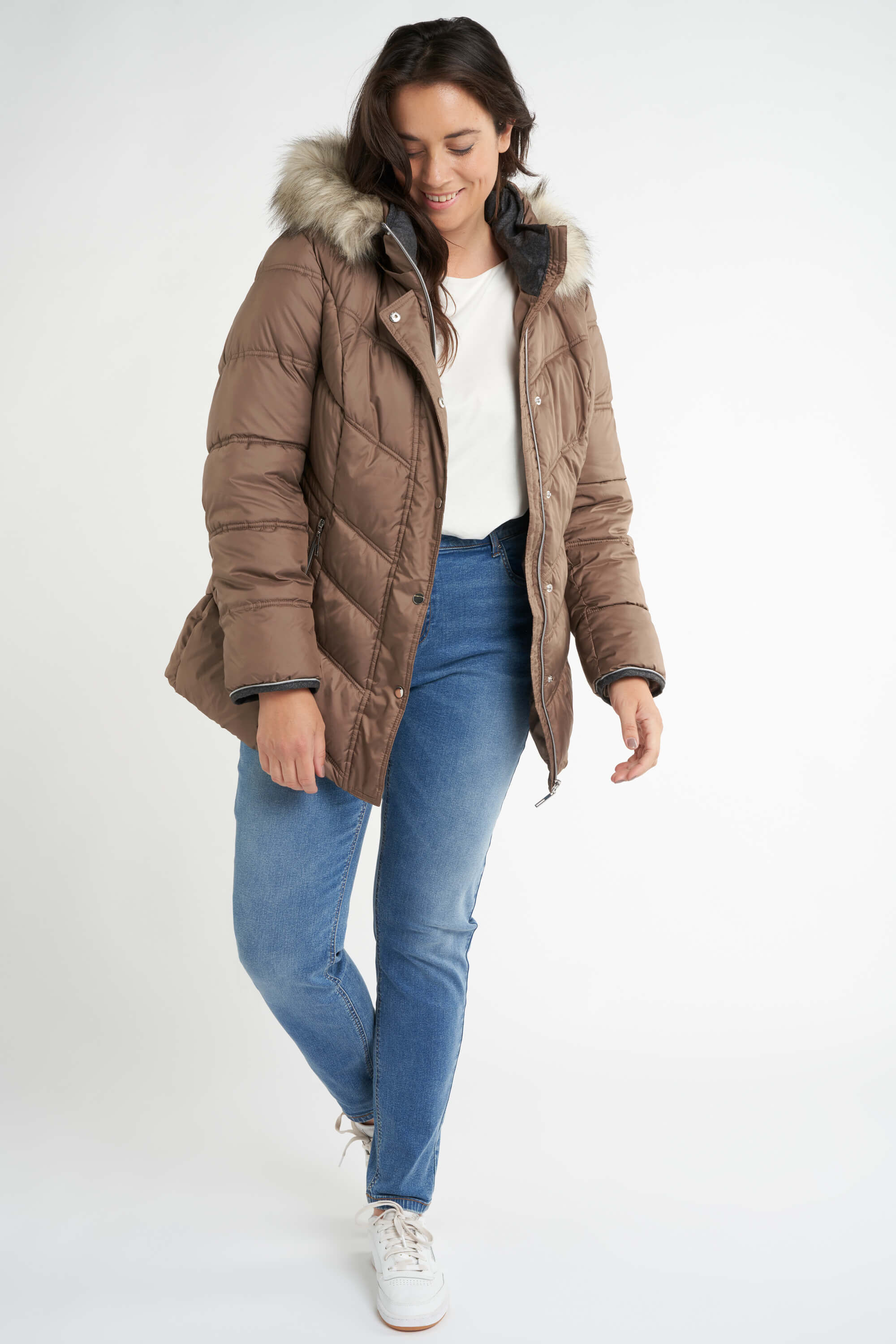 Gewatteerde jas  image number 4