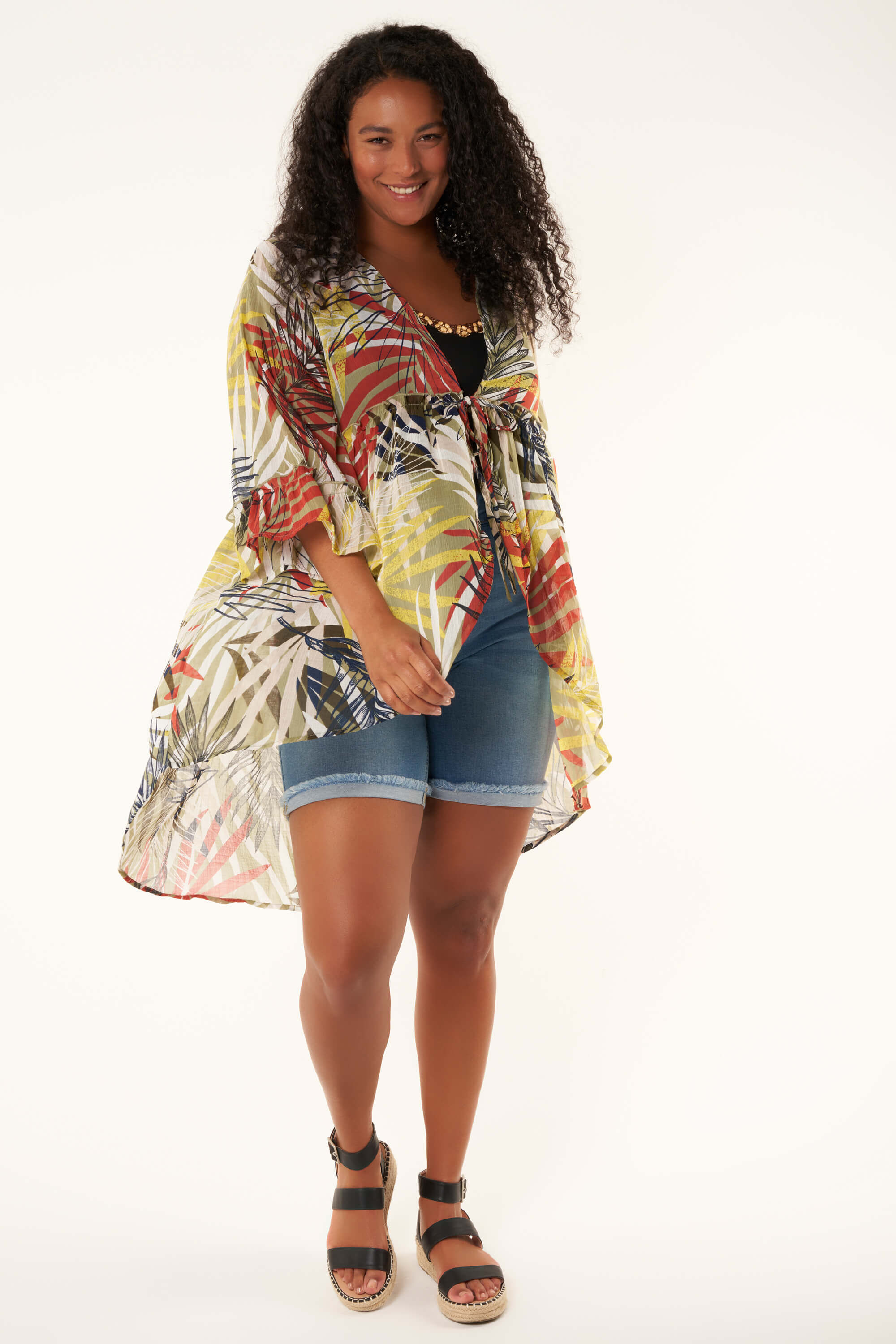 Kimono met print image number 6