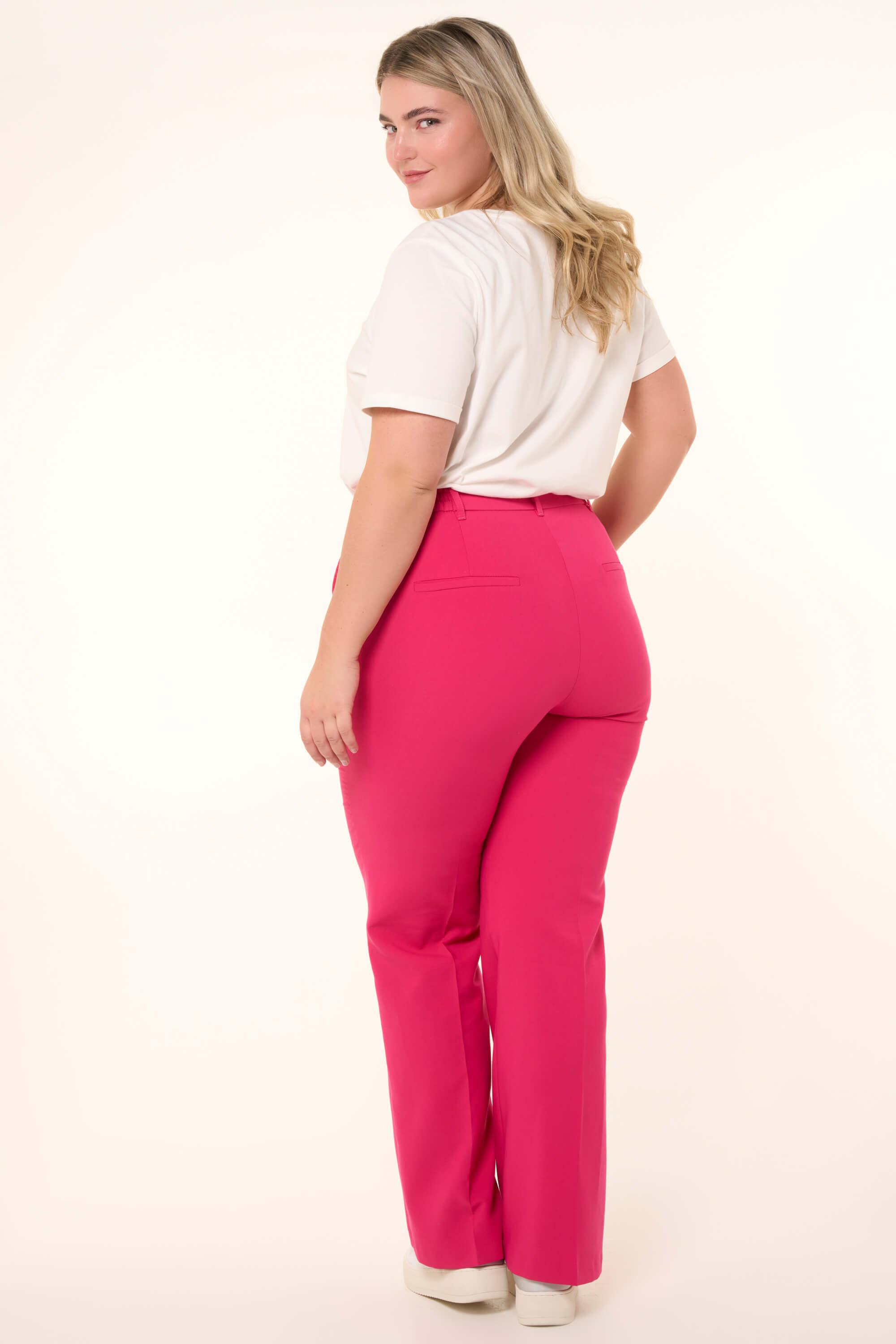 Pantalon met wijde pijpen image number 4